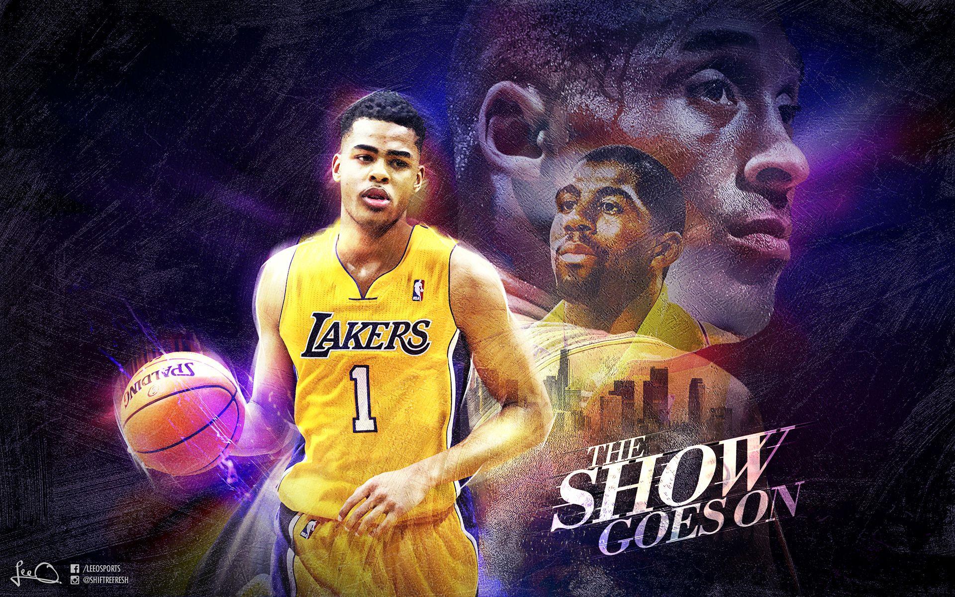 1920x1200 D'Angelo Russell LA Lakers 2015 Wallpaper. Basketball