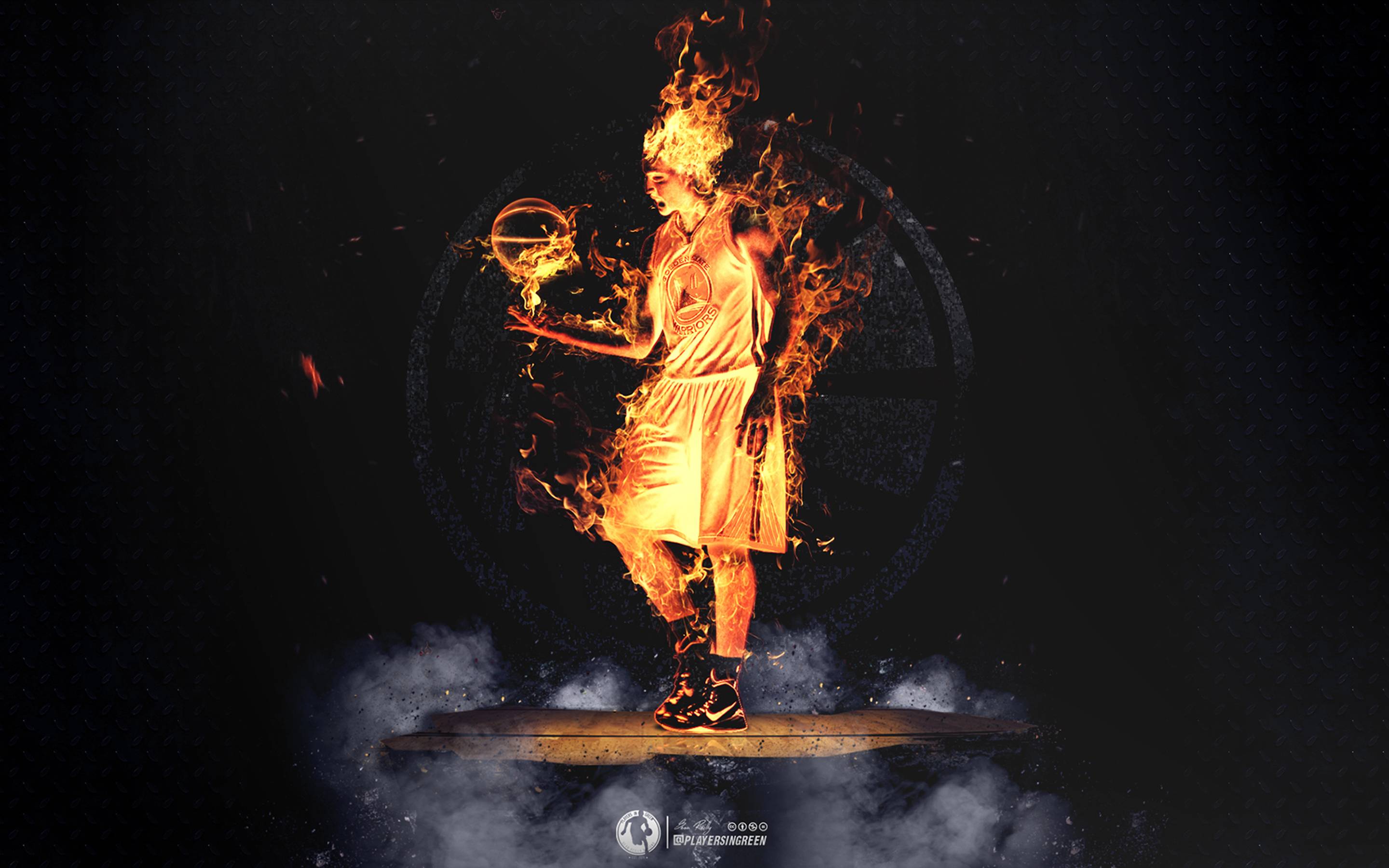 2880x1800 Klay Thompson Golden State Warriors Wallpaper