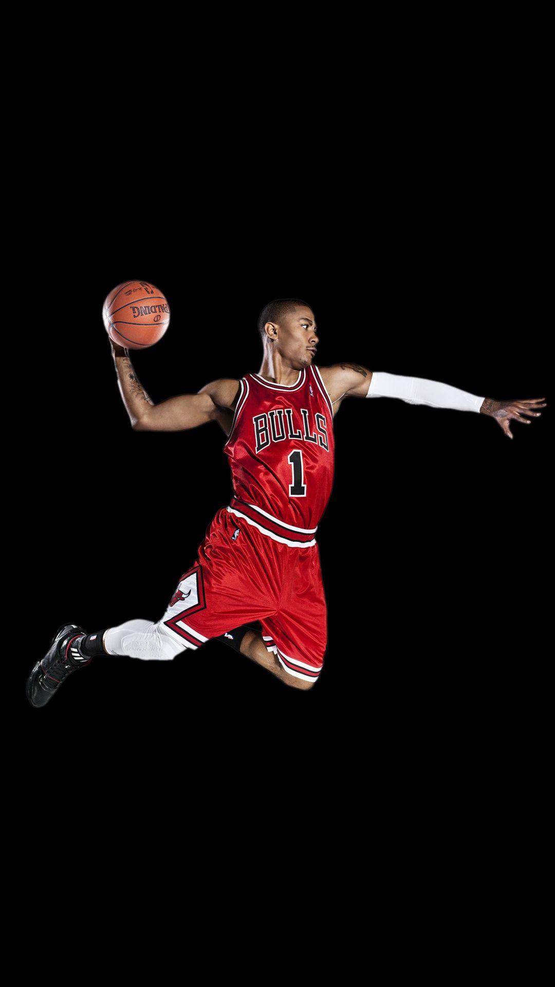 1080x1920 Chicago Bulls Derrick Rose iPhone HD Wallpaper HD