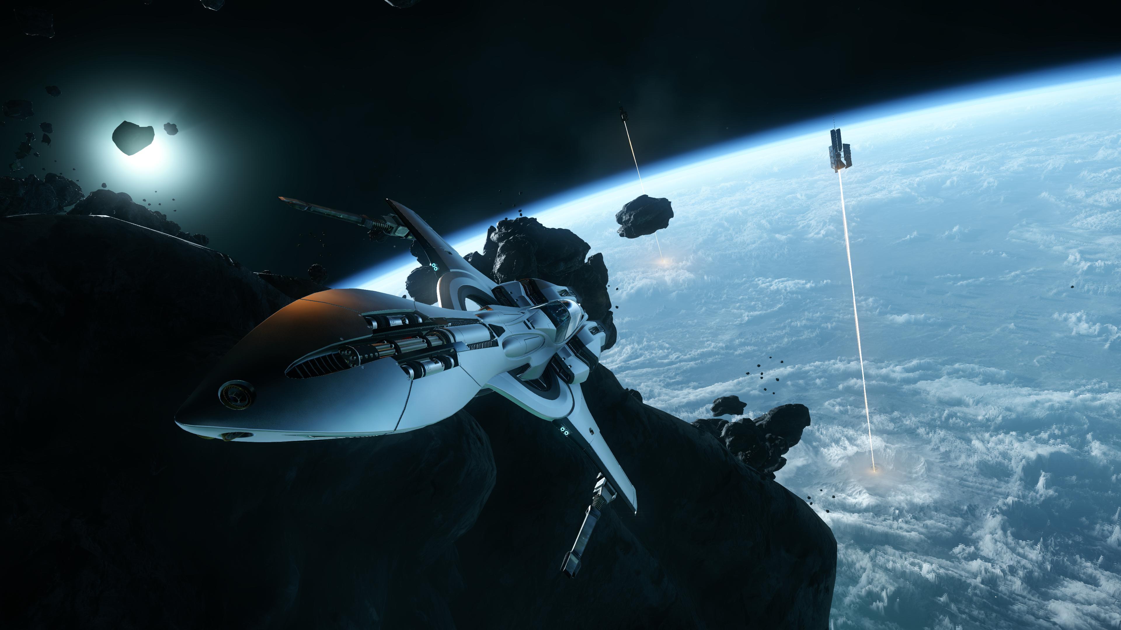 3840x2160 4k Star Citizen Screens Wallpaper Merlin, Glaive, Some Area18