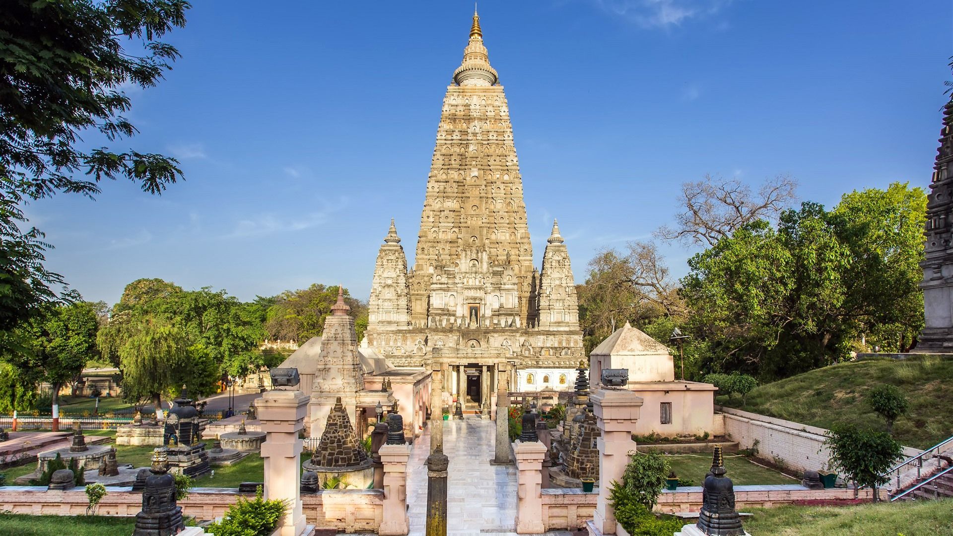 1920x1080 Mahabodhi Temple Bodh Gaya Bihar India
