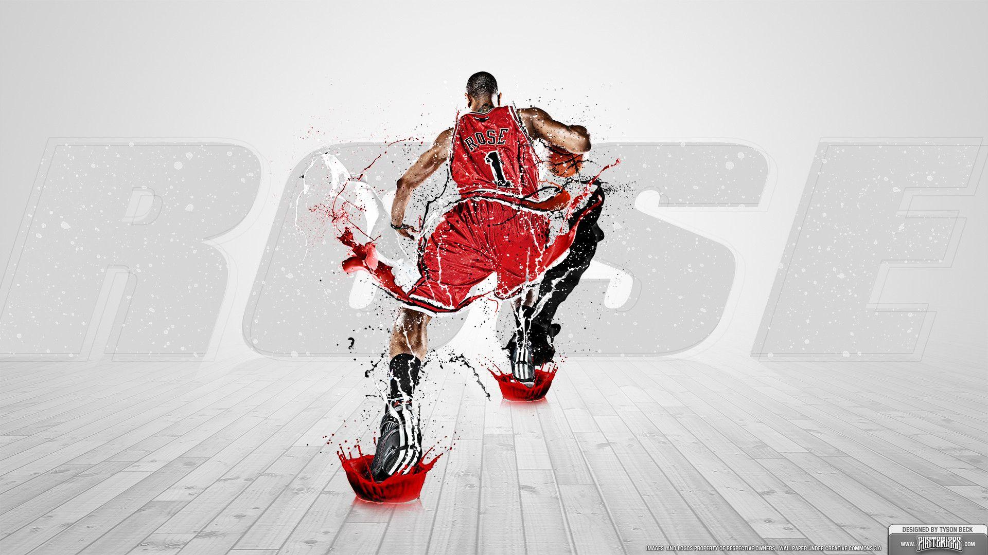 1920x1080 Derrick Rose HD Wallpaper background picture