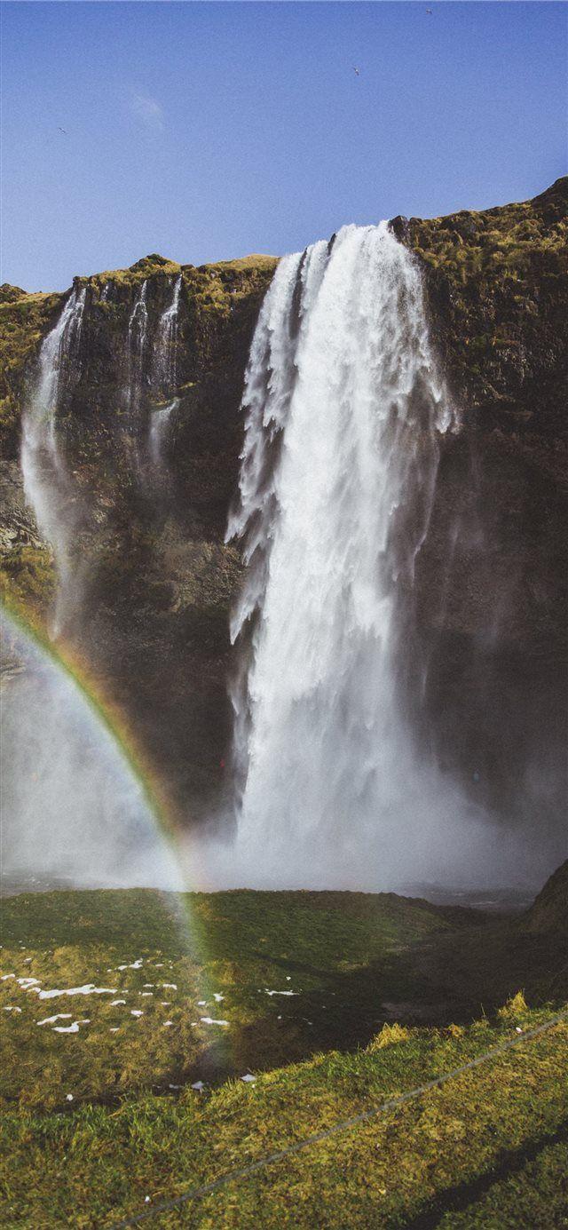 640x1385 Seljalandsfoss Vik Iceland iPhone X Wallpaper Download
