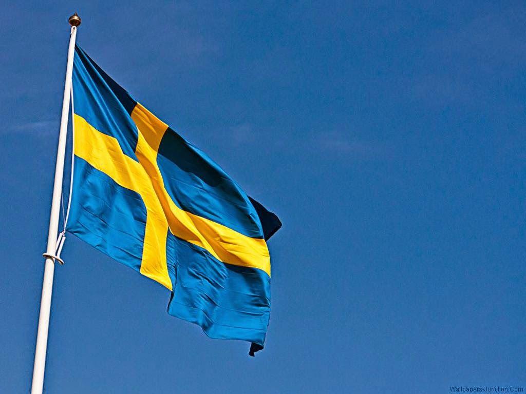 1024x768 sweden flag wallpaper
