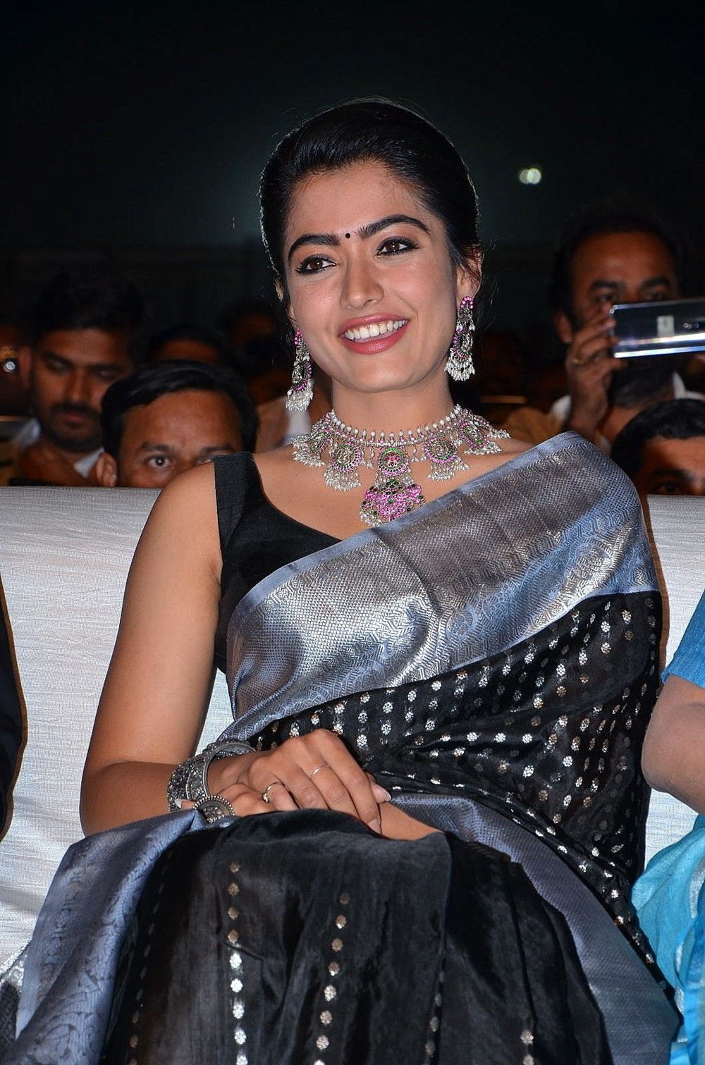 1000x1511 Actress Rashmika Mandanna Saree Pics