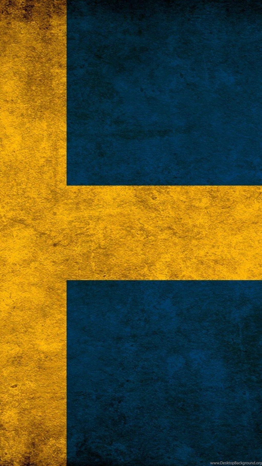1024x1820 Sweden Flag S4 Wallpaper Desktop Background