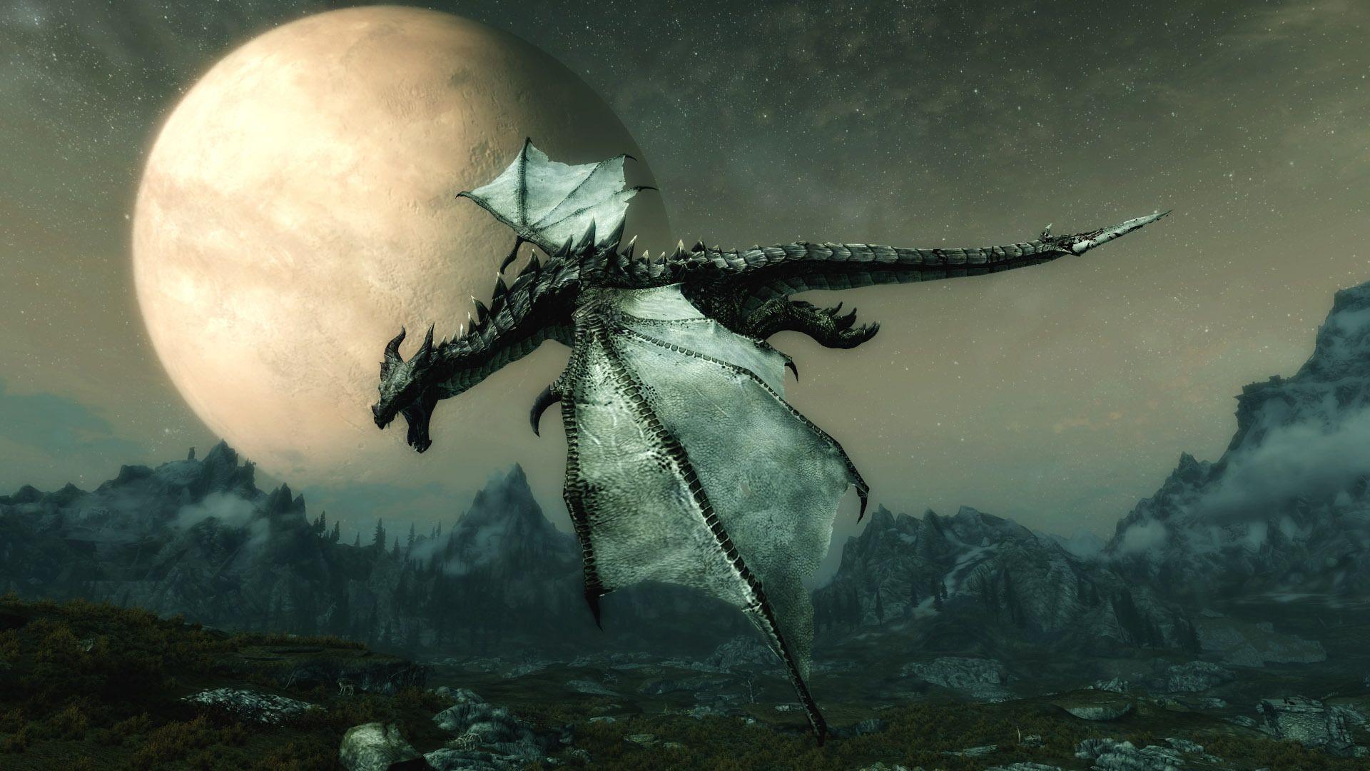 1920x1080 Flying Dragon Wallpaper