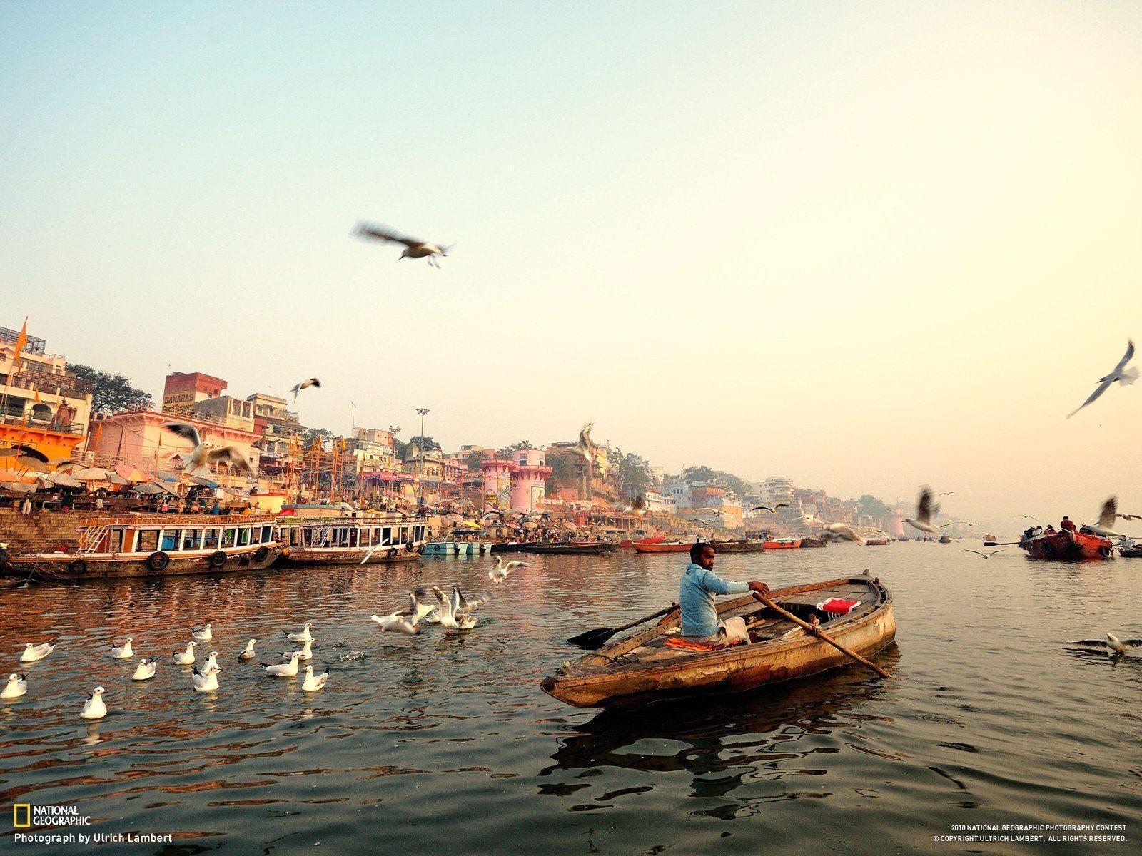 1600x1200 Varanasi, India, National Geographic HD Wallpaper