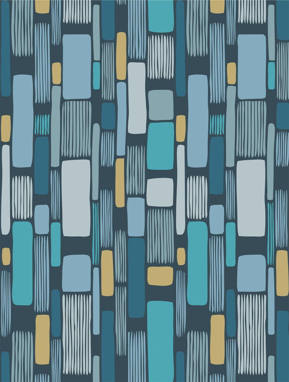 modern geometric wallpaper design