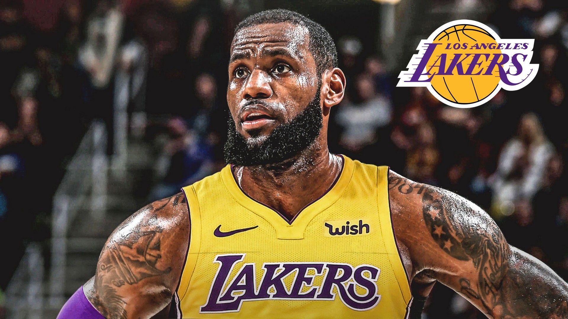 1920x1080 LeBron James Lakers Jersey Hình nền HD.  Bóng rổ 2019