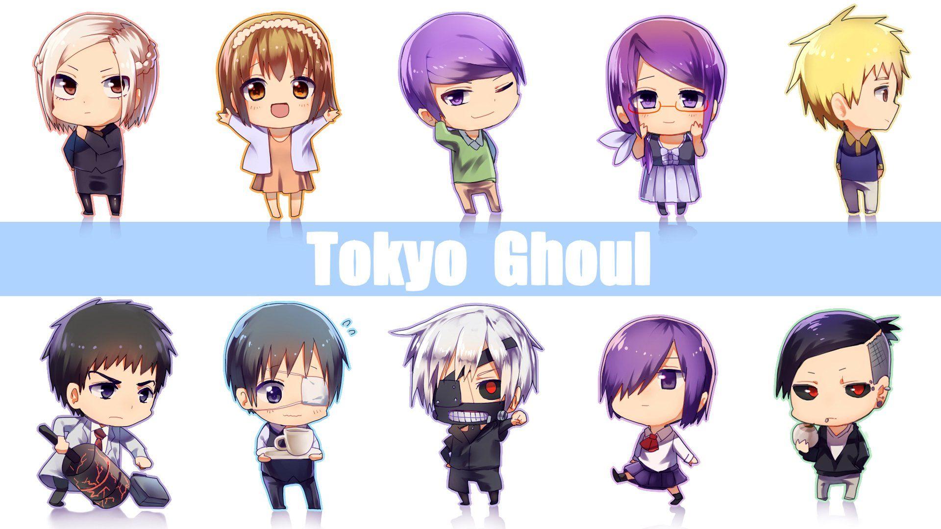 1920x1080 Anime Tokyo Ghoul Akira Mado Hinami Fueguchi Touka Kirishima Rize