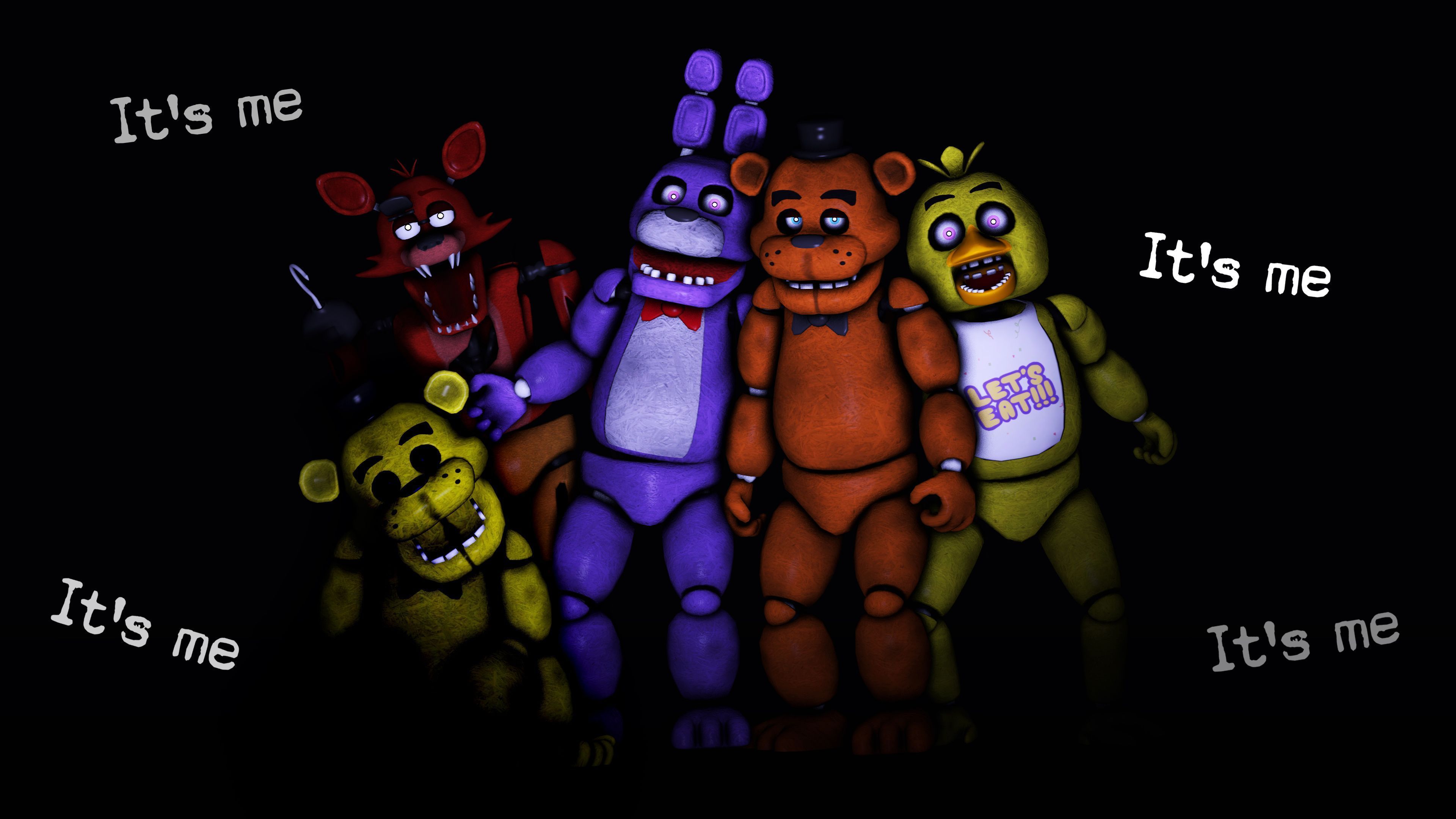 3840x2160 FNAF 1 Wallpaper. Fnaf, 1% wallpaper