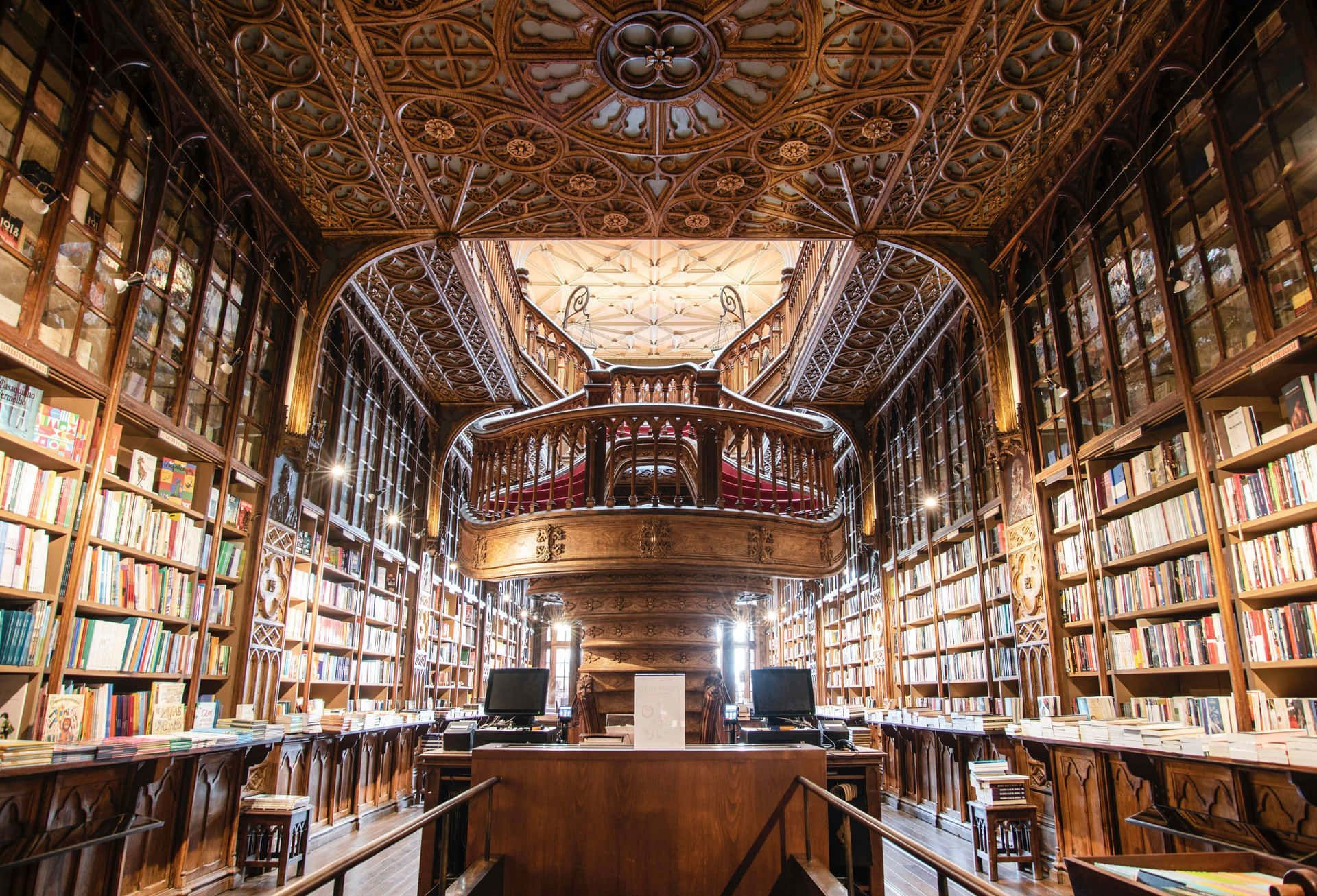 1920x1306 The Hogwarts Library Wallpaper