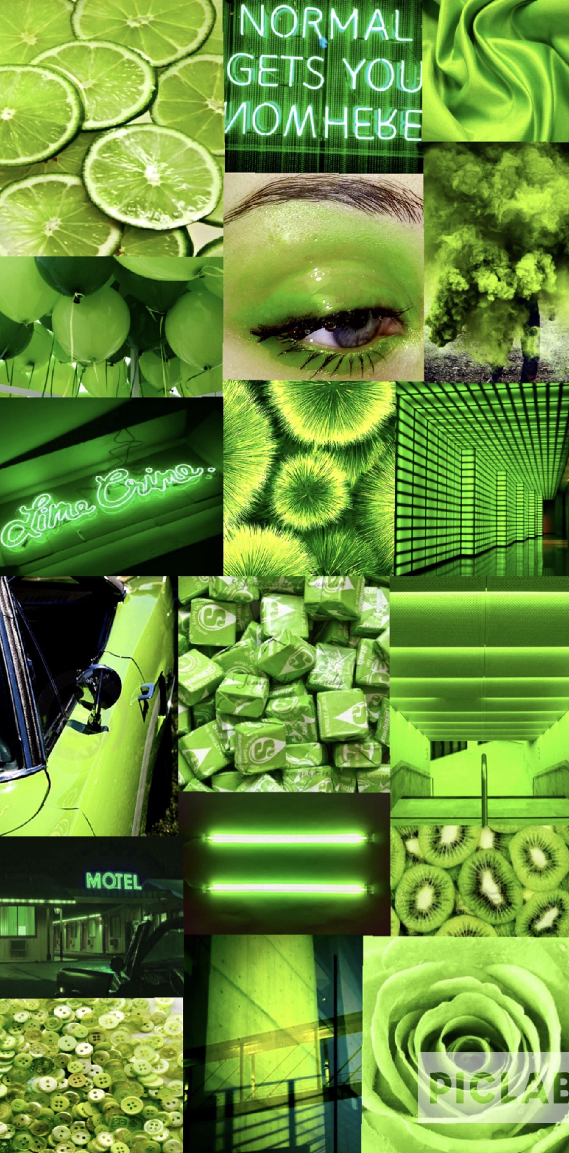 Light Green Collage Wallpapers - Top Free Light Green Collage ...