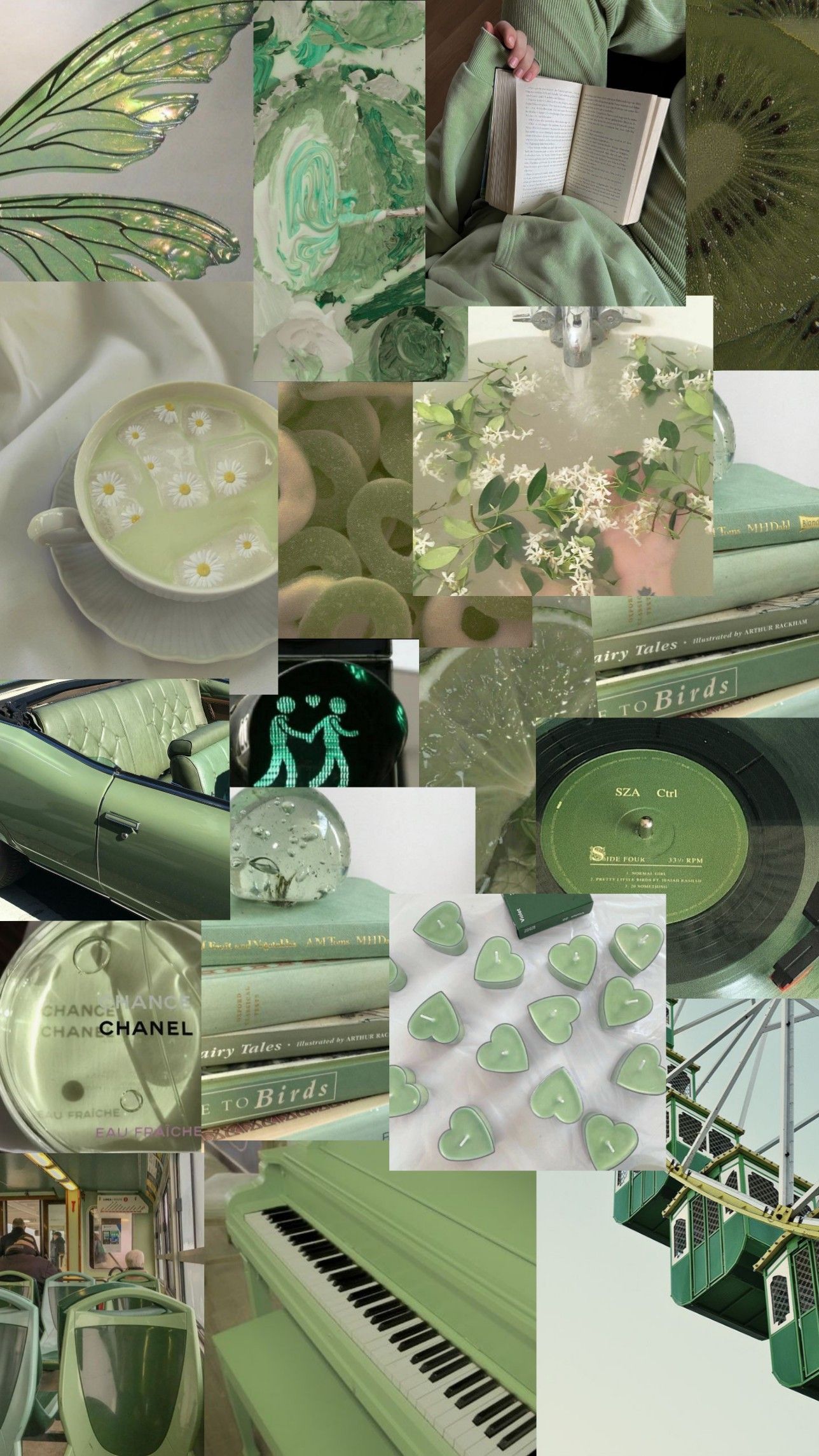 1288x2289 Sage green wallpaper, iPhone wallpaper