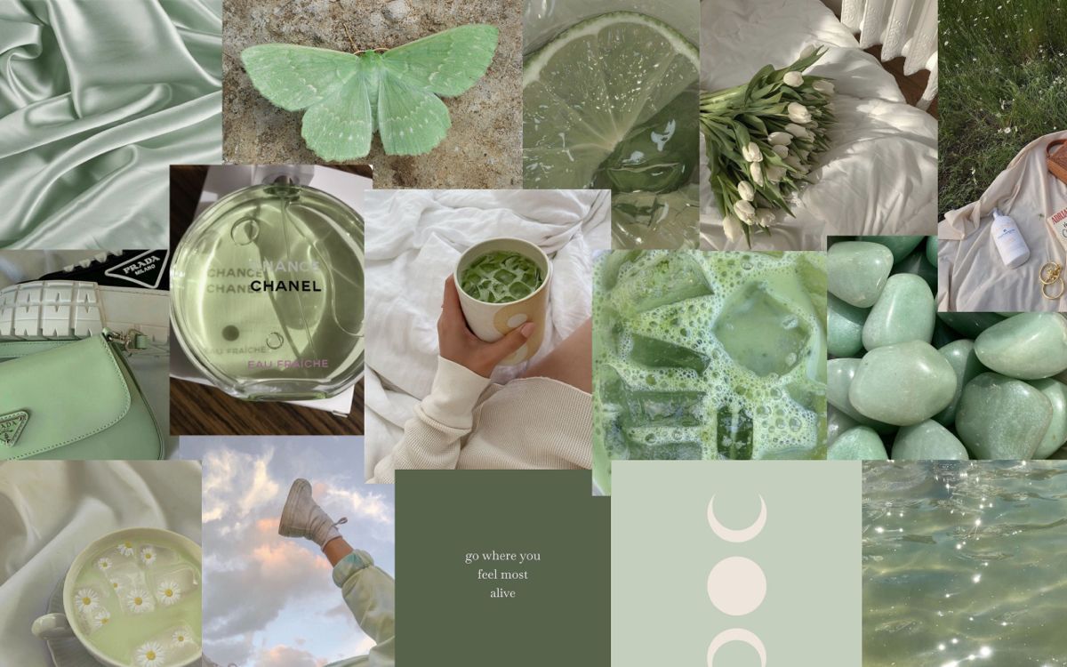 Sage Green Aesthetic Laptop Wallpapers - Top Free Sage Green Aesthetic