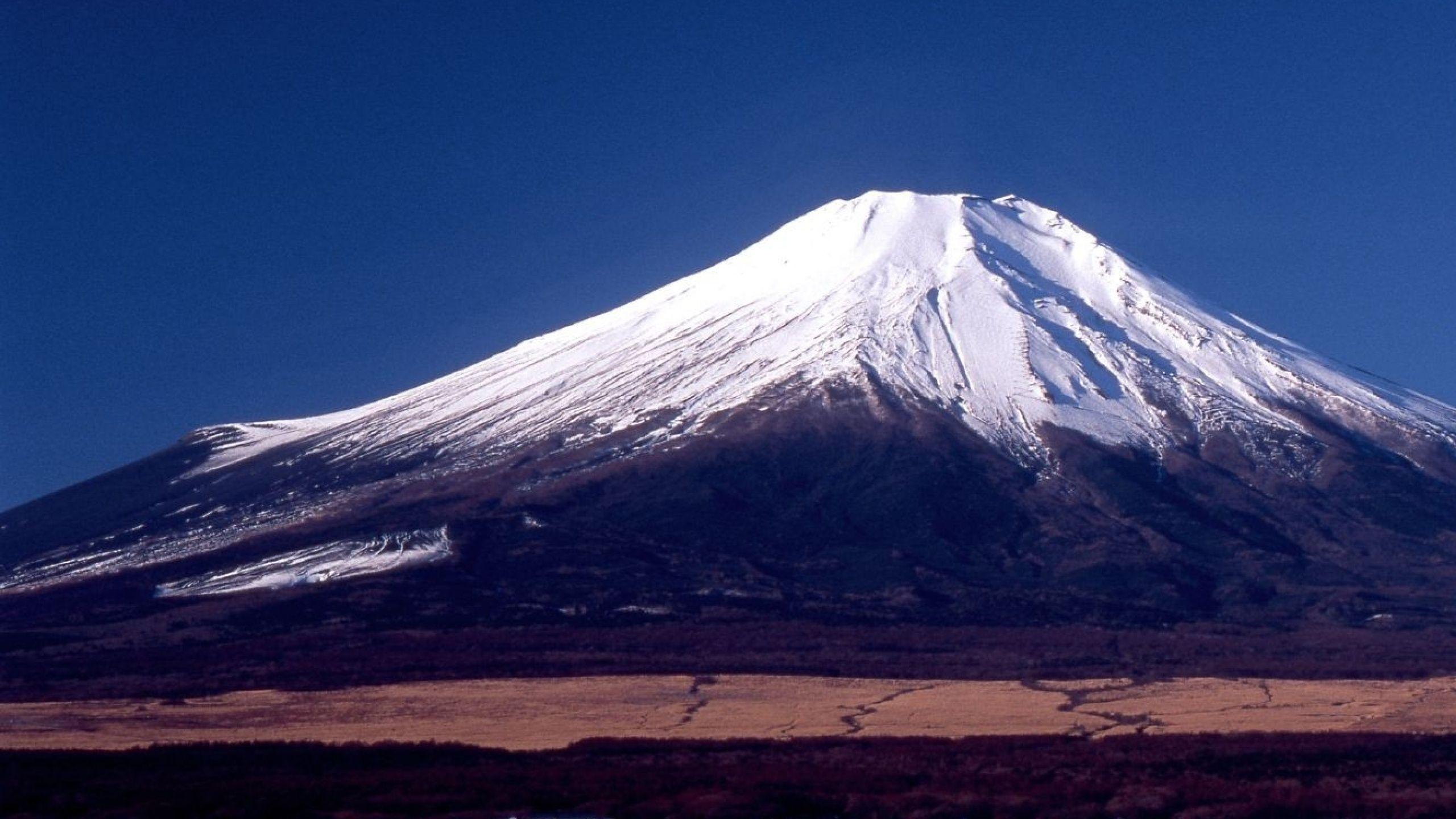 2560x1440 Mount Fuji & Sea Japan desktop PC and Mac wallpaper