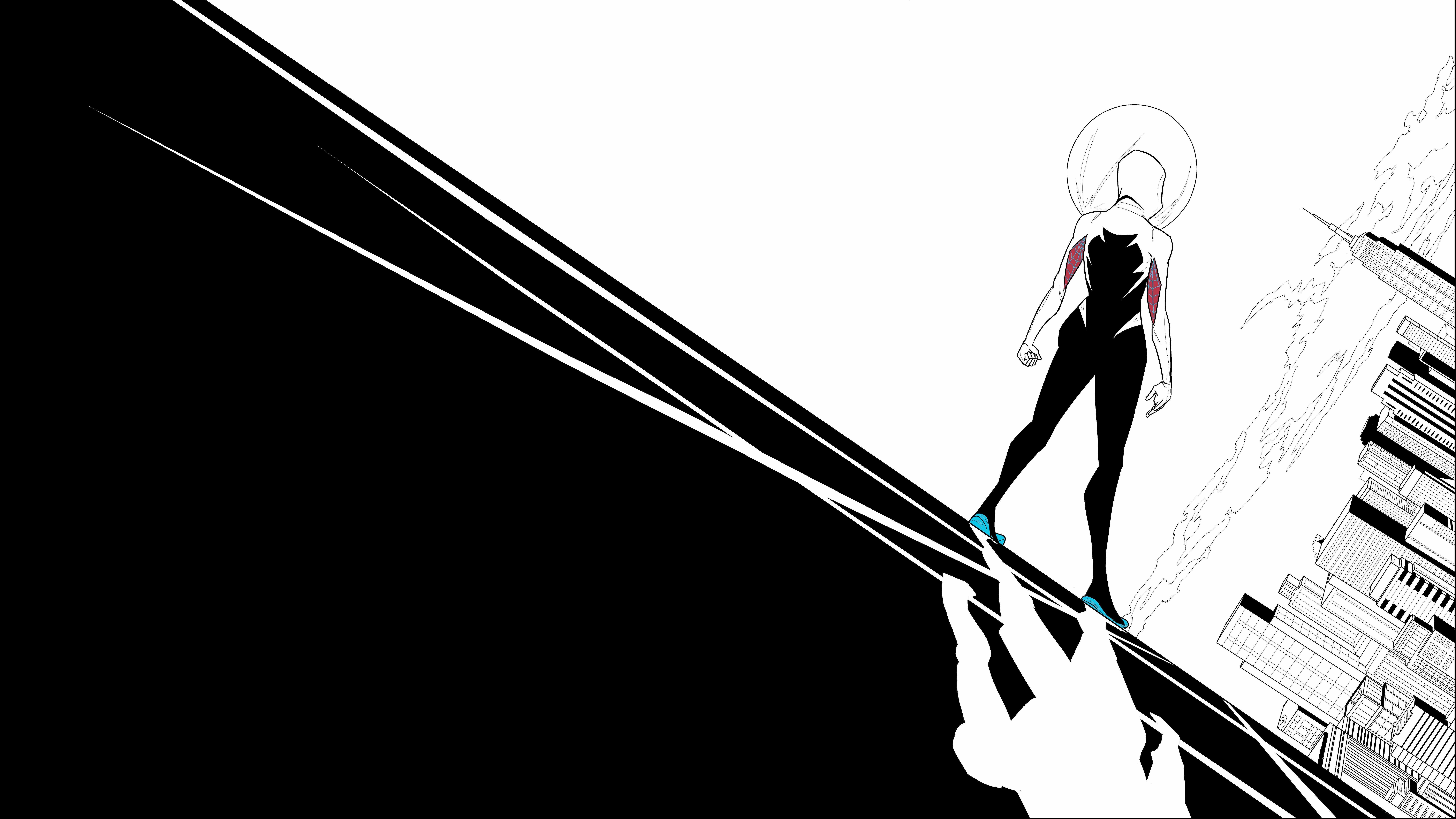 10000x5625 Spider Gwen Wallpaper
