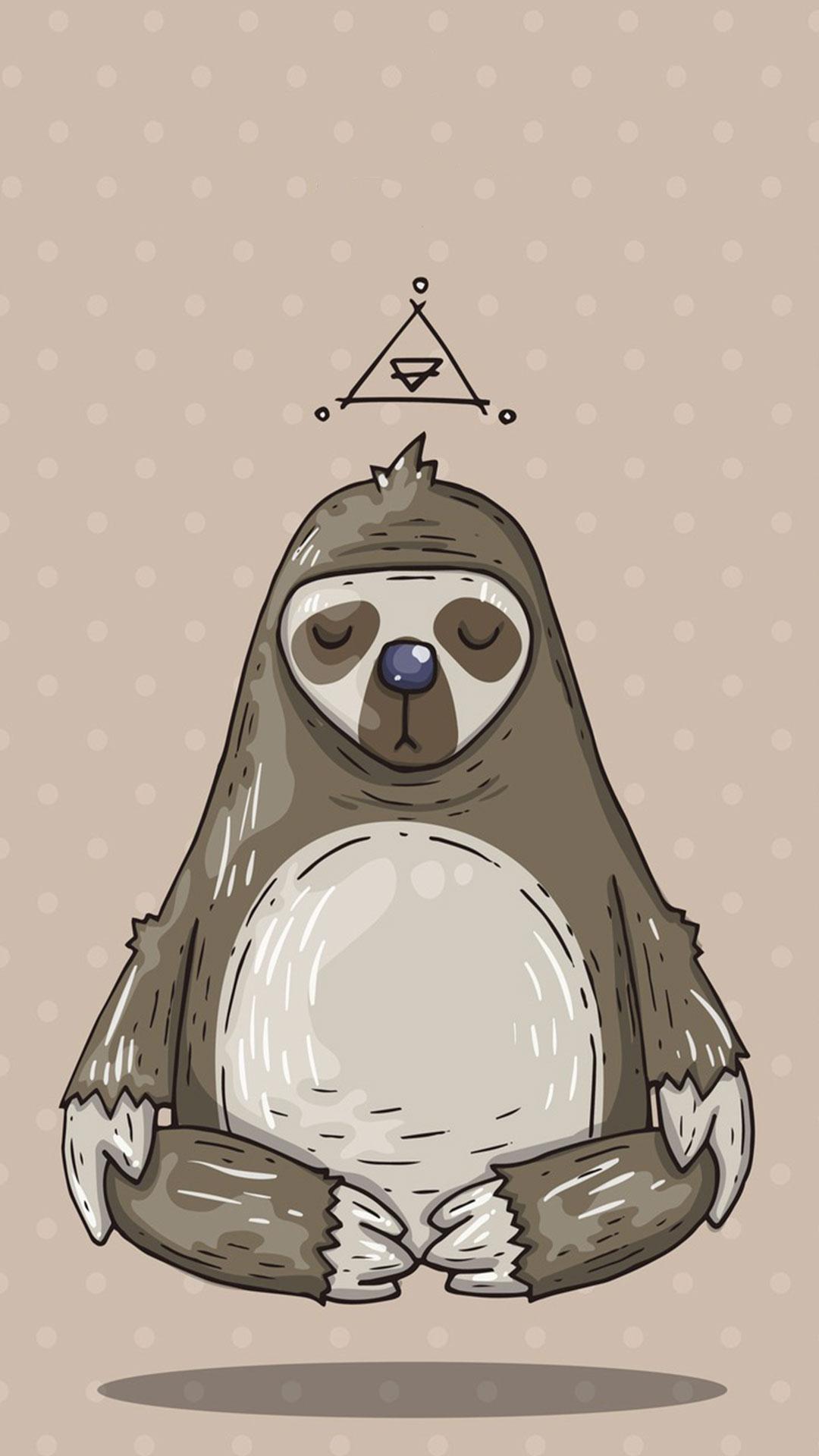 sloth iphone wallpaper