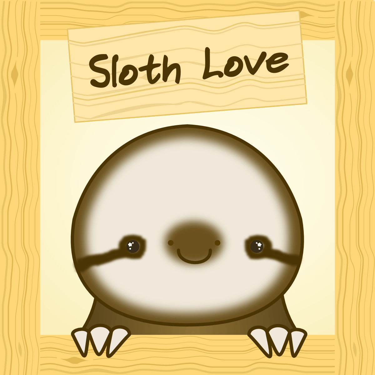1200x1200 Cute Sloth Wallpaper (image in Collection)