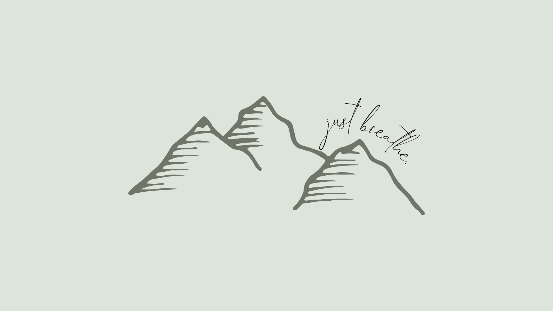 1920x1080 Sage Green Aesthetic Wallpaper