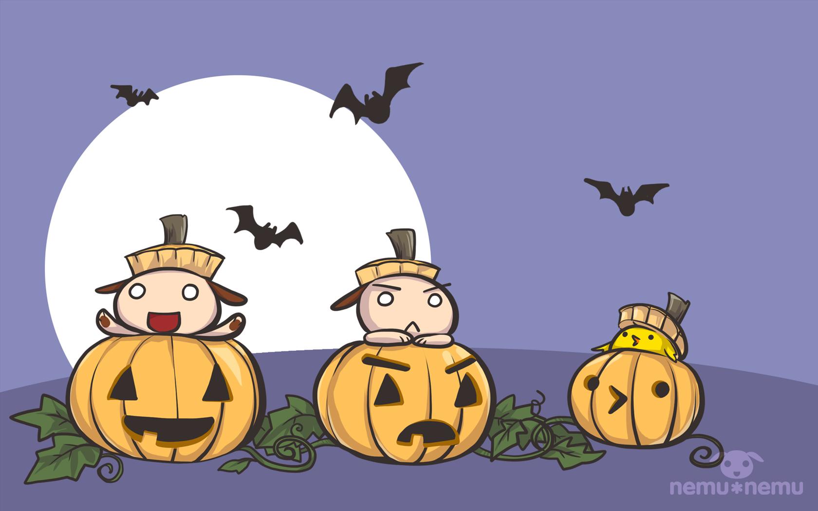 1680x1050 Cute Comics - [Wallpaper] Halloween 2009