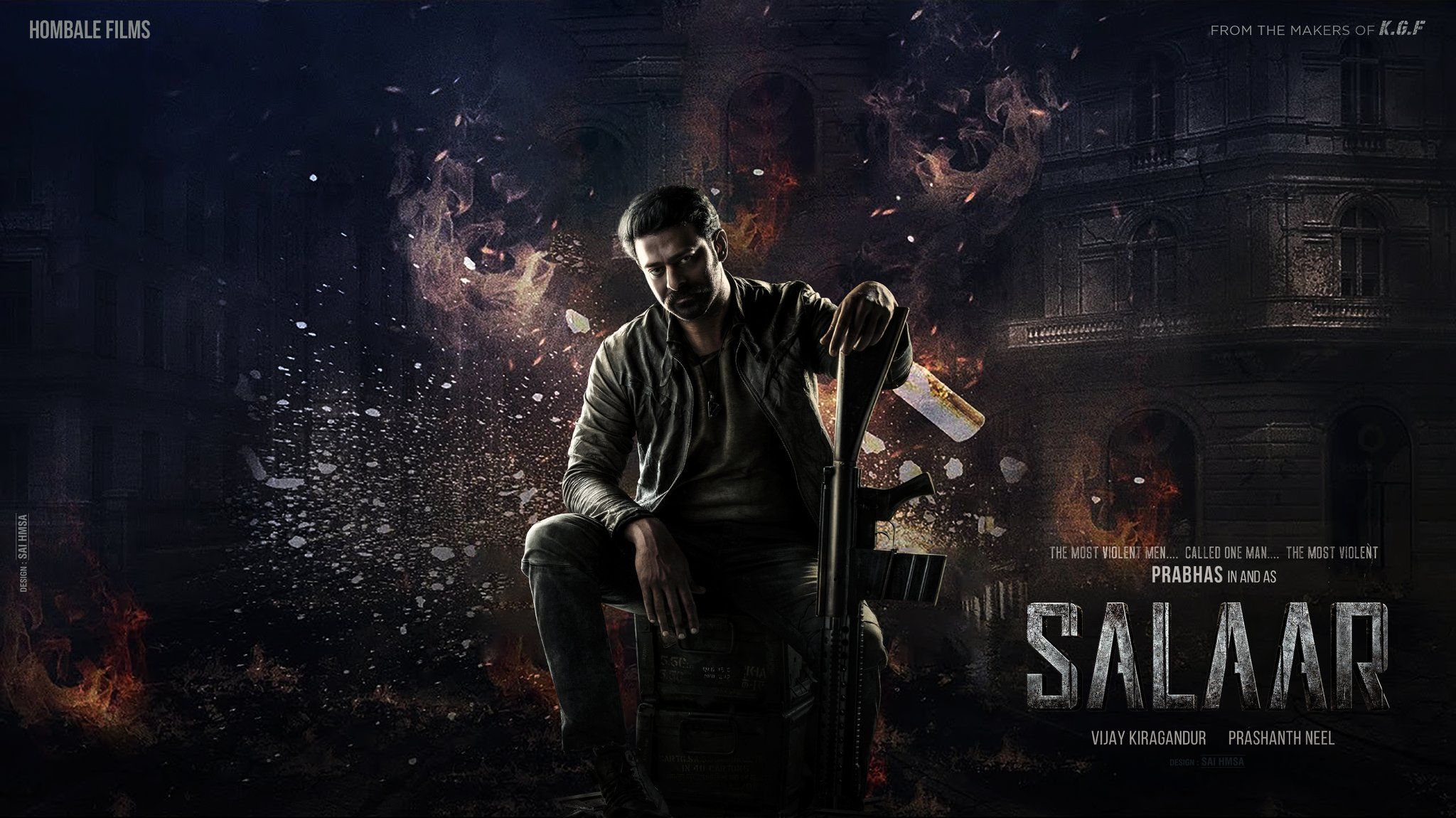 2048x1150 Prabhas #SALAAR Posters