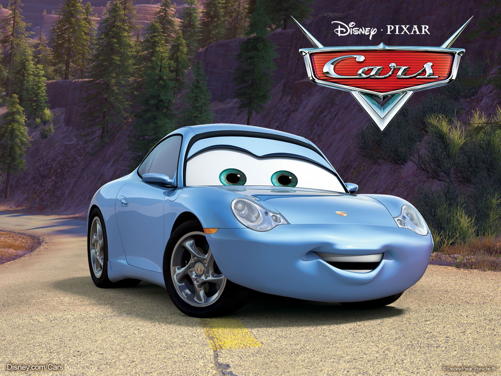 1600x1200 Sally the Porsche Sports Car from Pixar