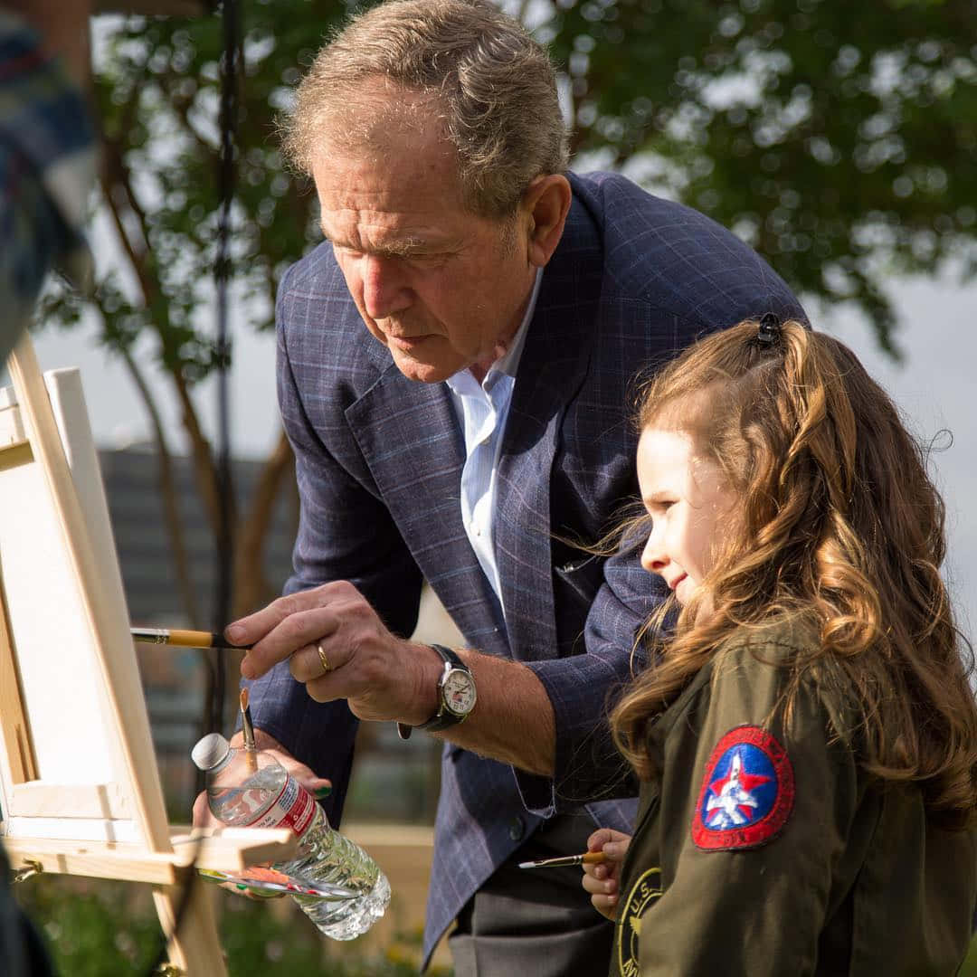 1080x1080 George W. Bush Wallpaper