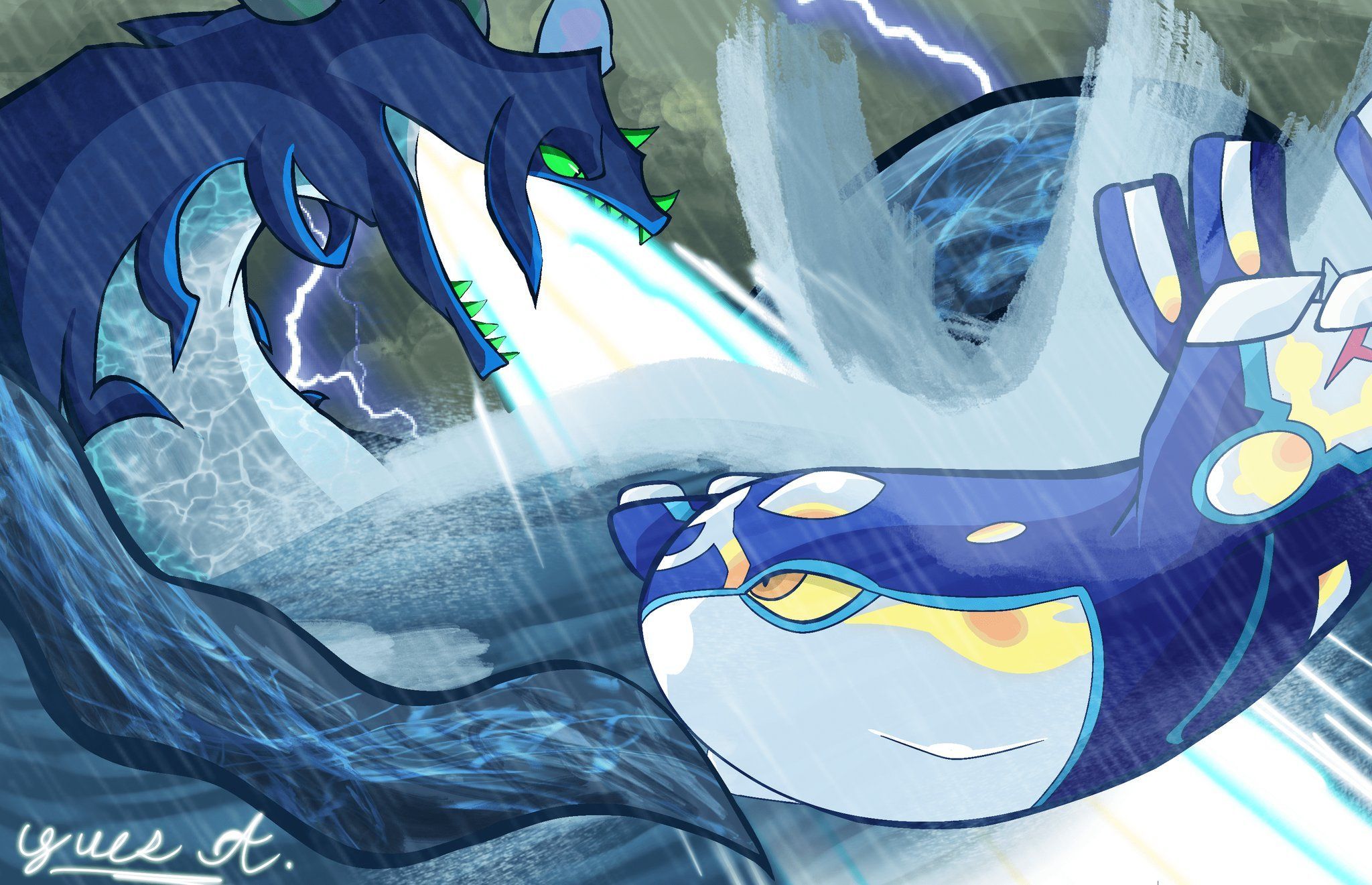2048x1321 Perfect Chaos vs Primal Kyogre