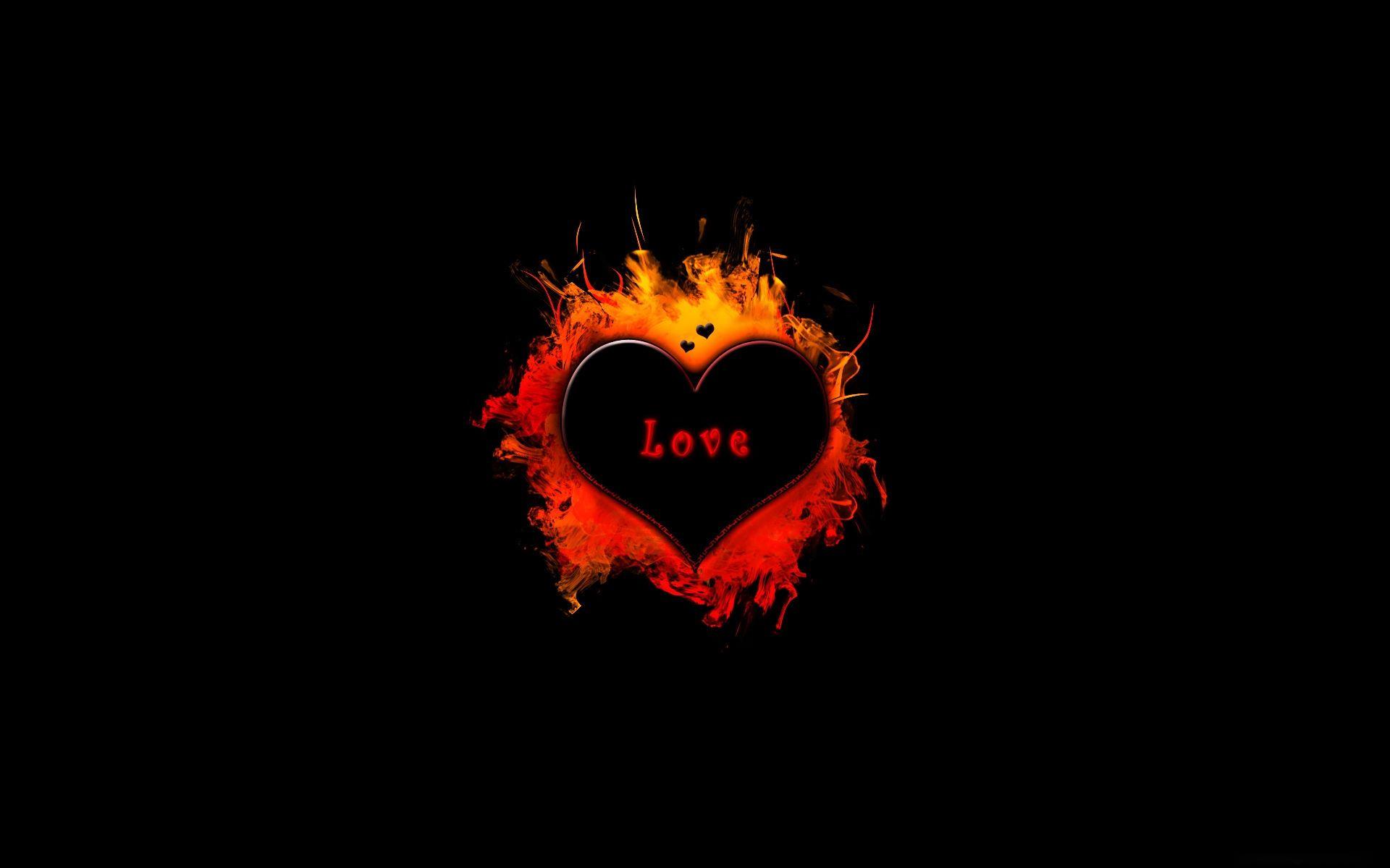 1920x1200 Breathtaking Heart Shaped Wallpaper
