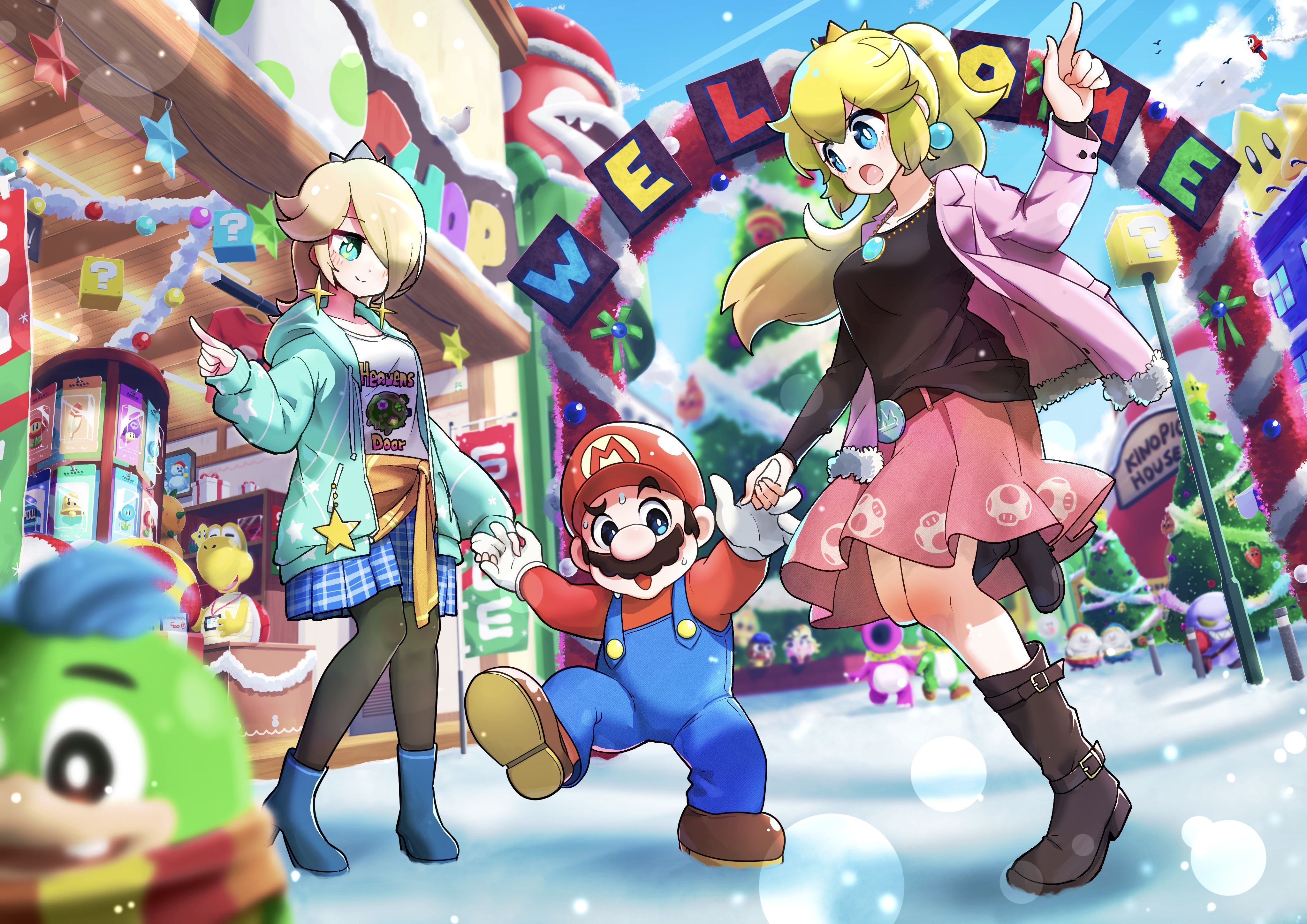 4093x2894 Video Game Super Mario Bros. 4k Ultra