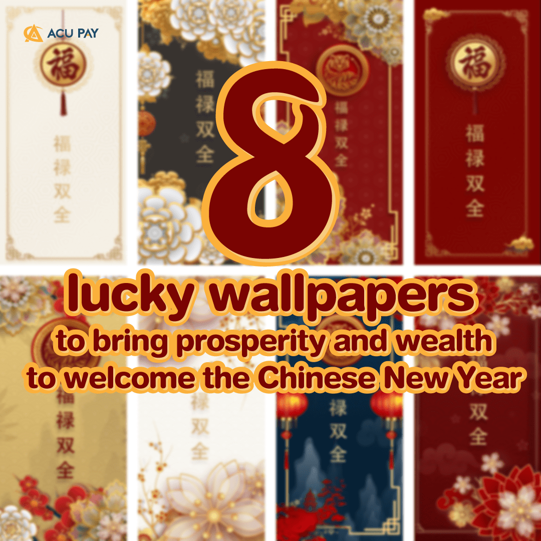 1080x1080 lucky wallpaper to bring prosperity and wealth to welcome the Chinese New Year