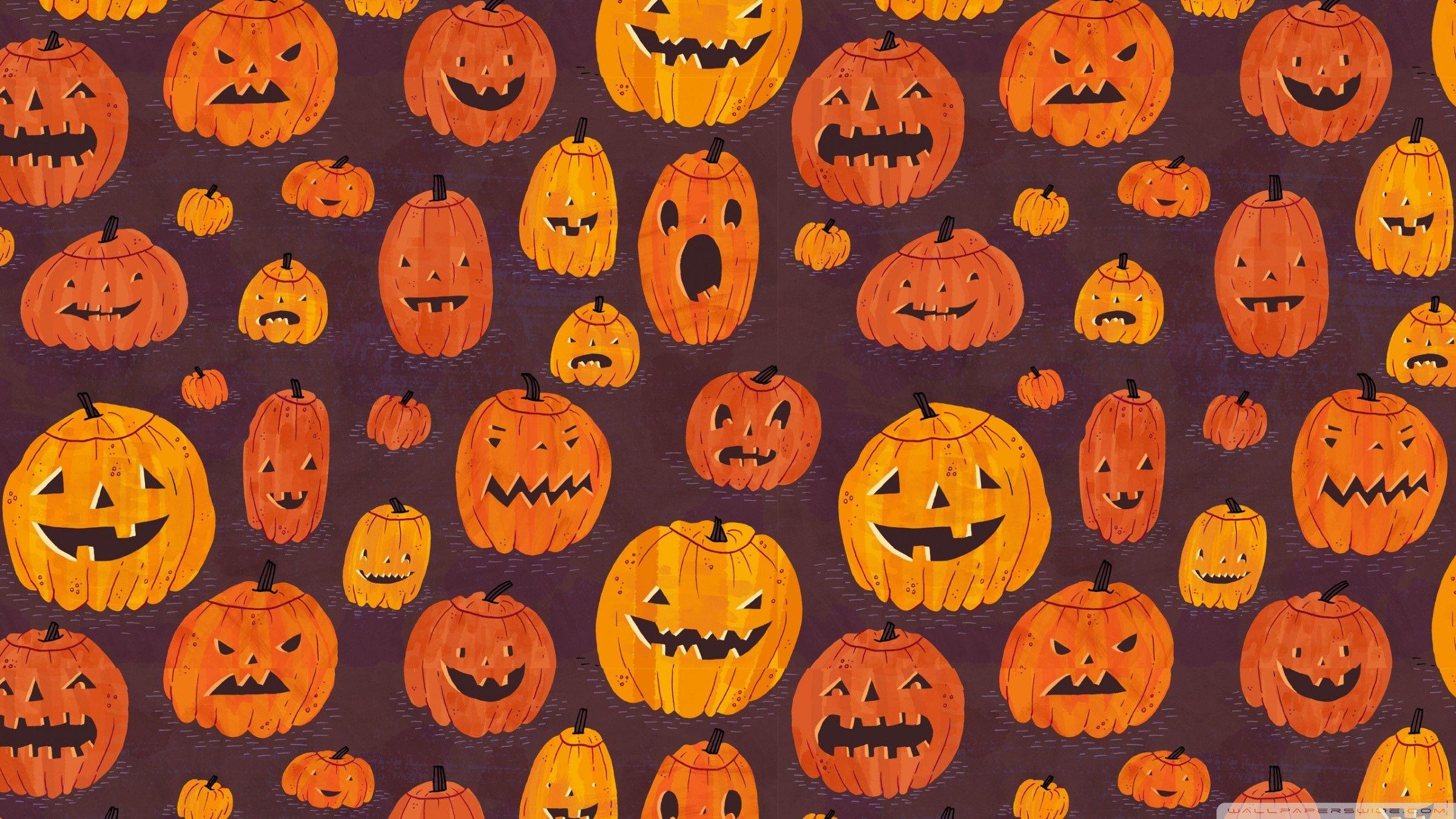 2400x1350 Different pumpkins Wallpaper