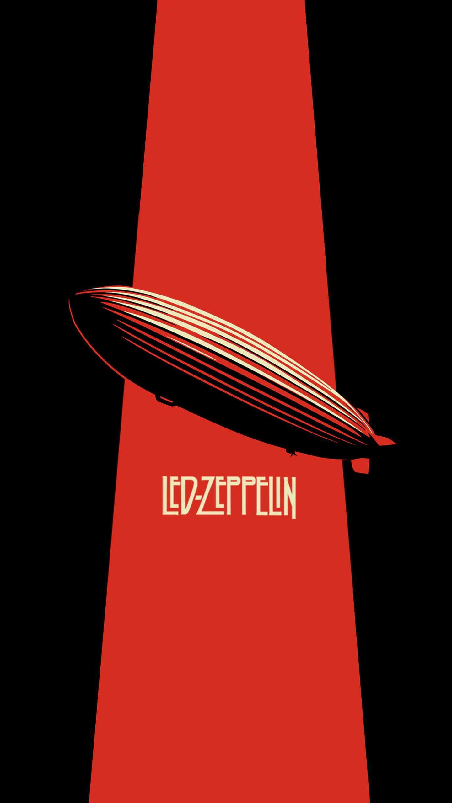 1440x2560 Led Zeppelin Logo, Music, Rock Band