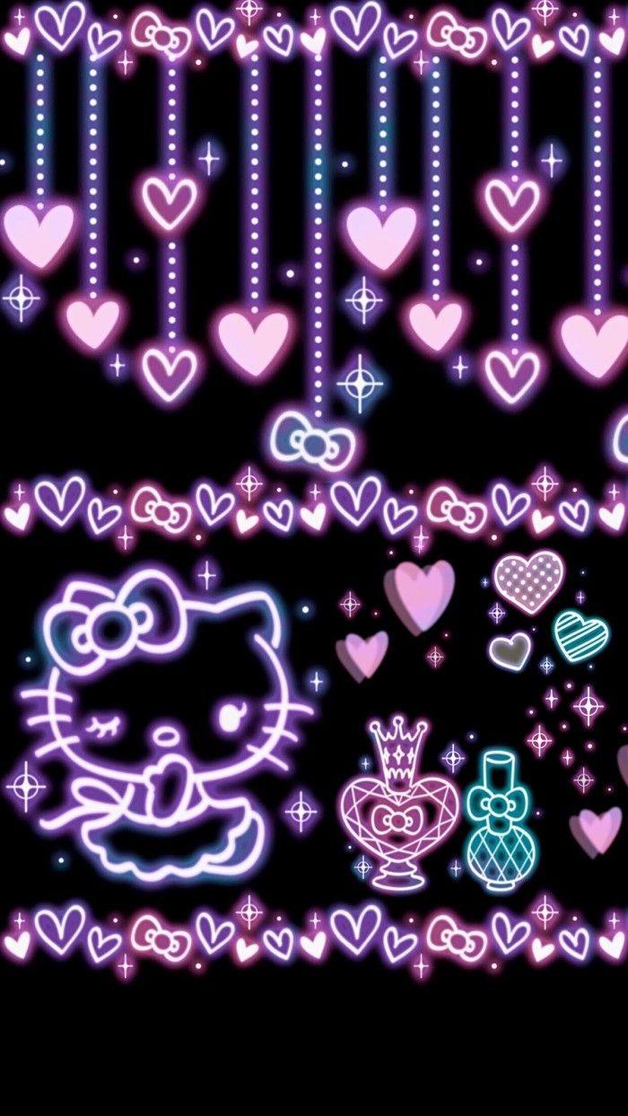 Black Pink Hello Kitty Wallpapers Funny For Facebook  Imágenes españoles