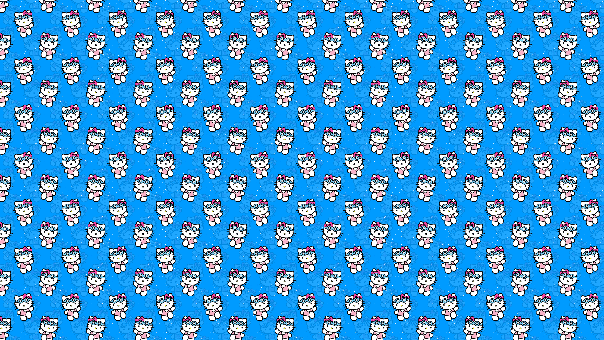 blue hello kitty wallpaper