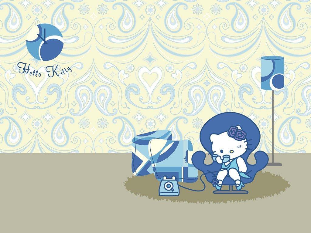 Blue Hello Kitty Wallpapers - Top Free Blue Hello Kitty Backgrounds