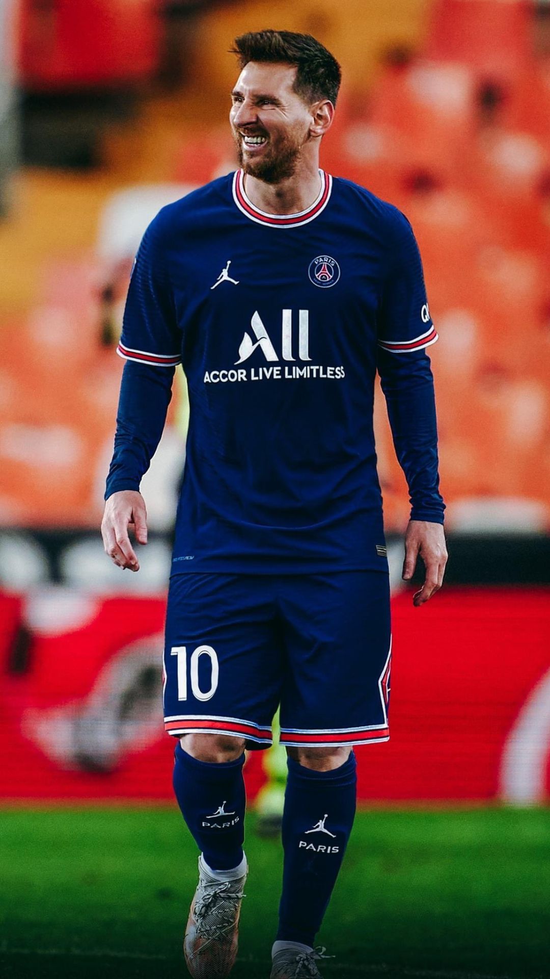 1080x1920 Lionel Messi PSG Wallpaper
