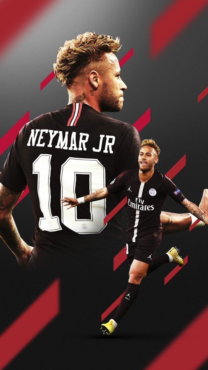 675x1200 Neymar psg footballer Wallpaper