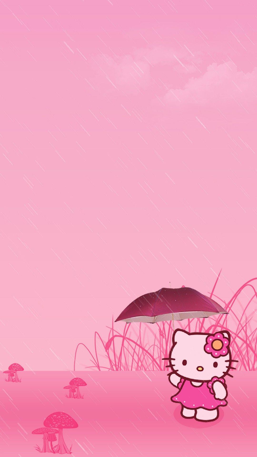 1080x1920 iPhone X Wallpaper Sanrio Hello Kitty 3D iPhone Wallpaper