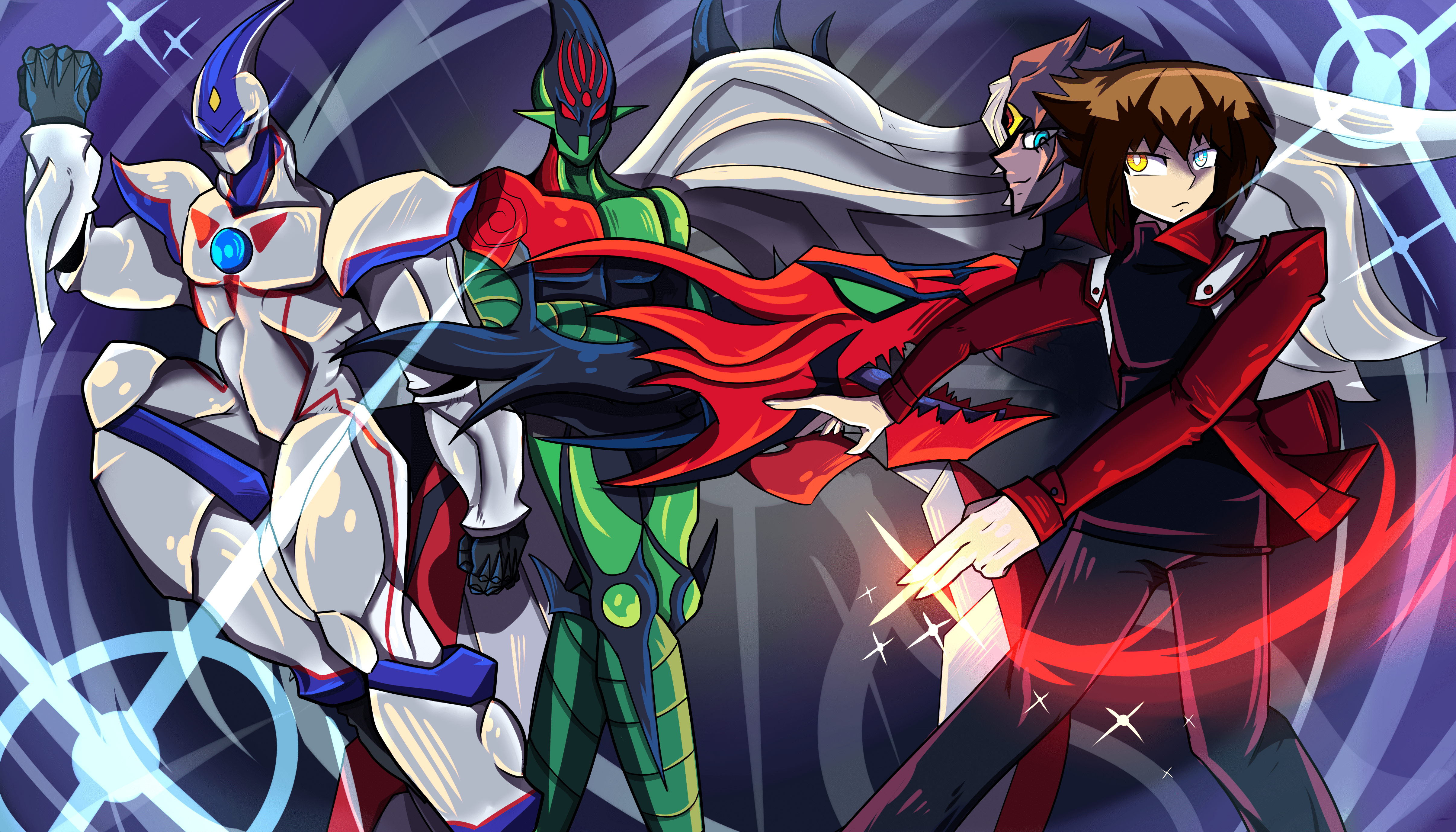 4822x2755 Judai And His E Heroes Feat Yubel
