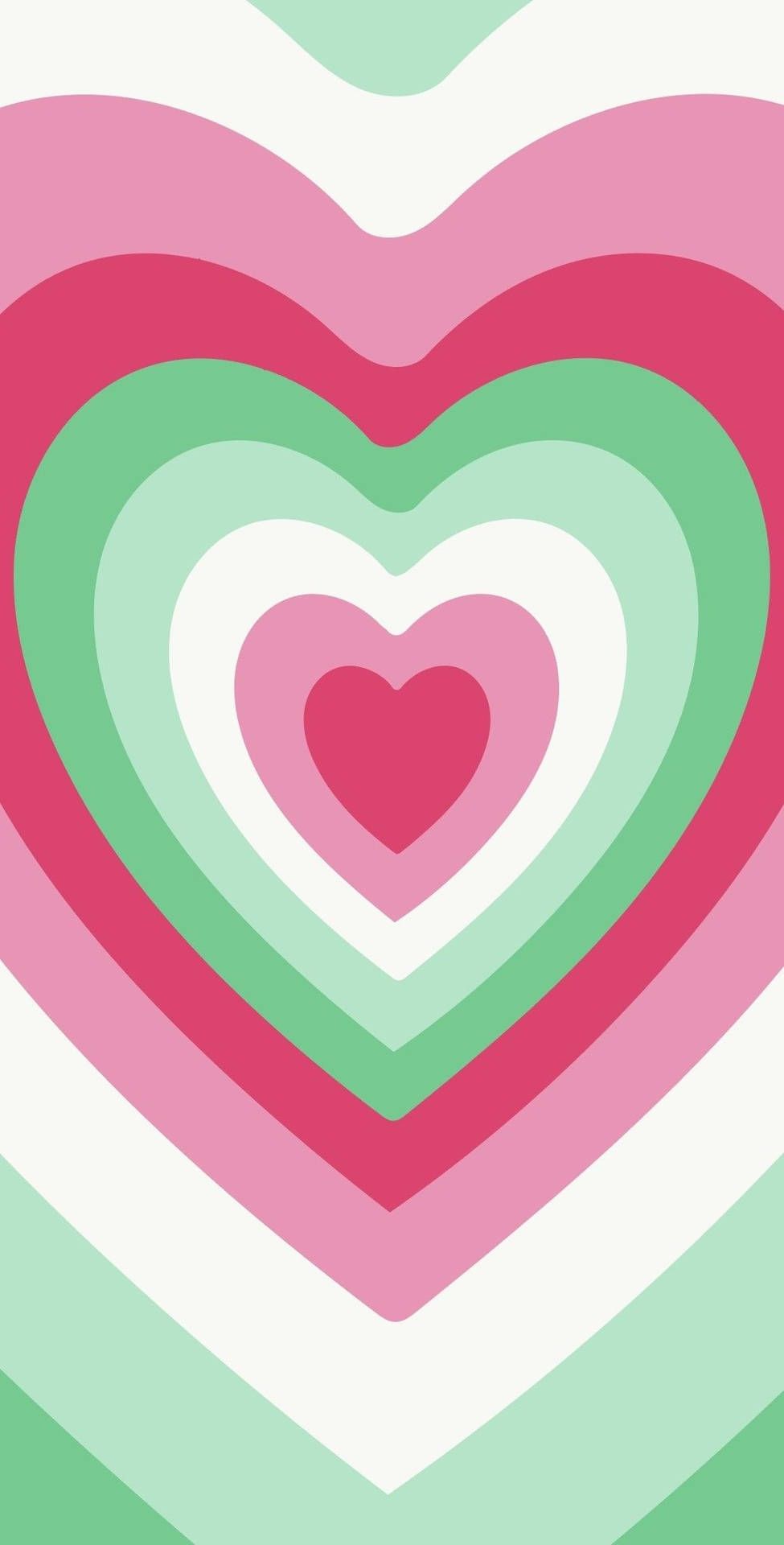 975x1920 Download Y2k Heart Pink And Green