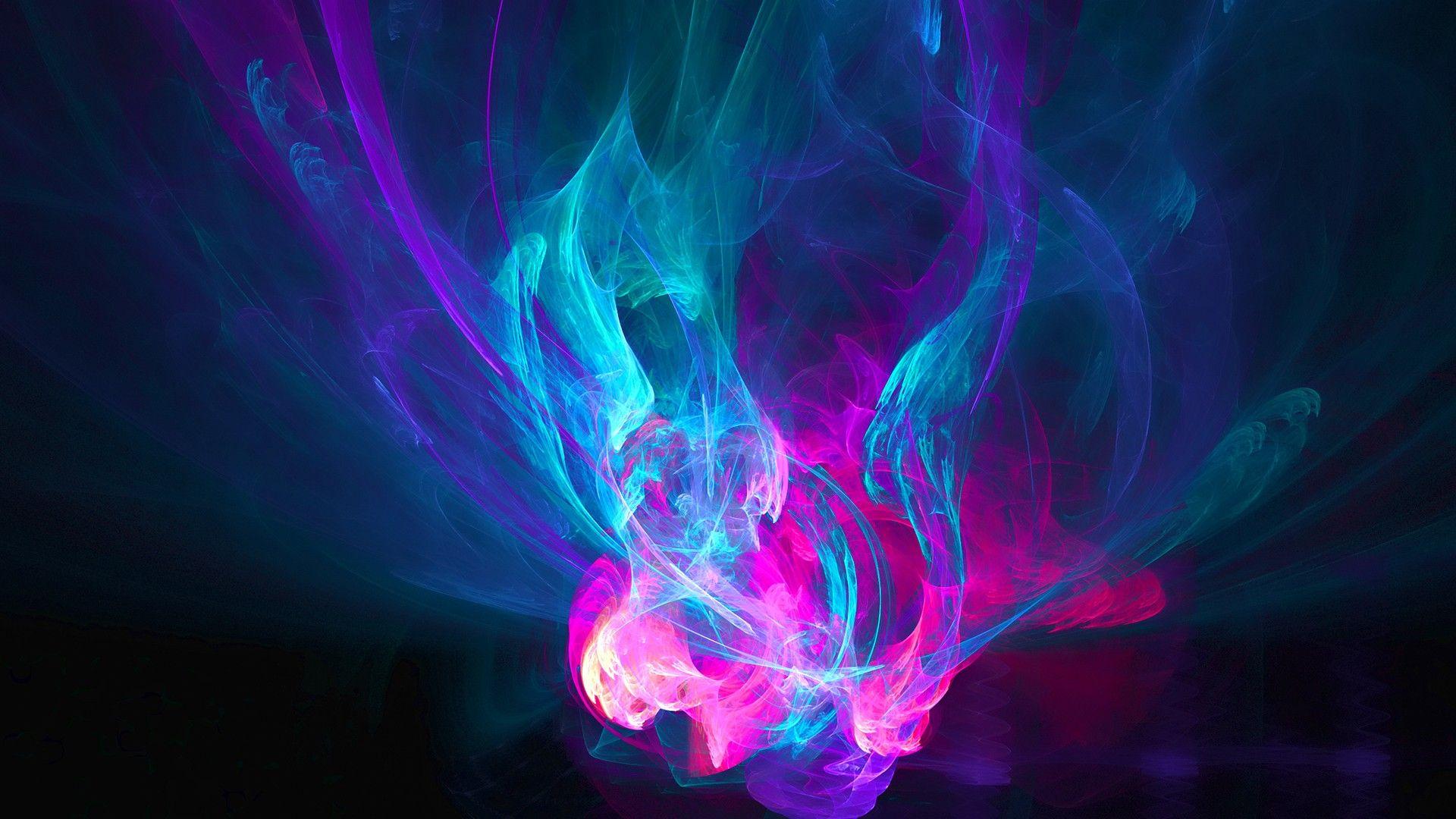 1920x1080 Abstract Fire Pink Blue Purple Patterns HD Wallpaper HD Desktop