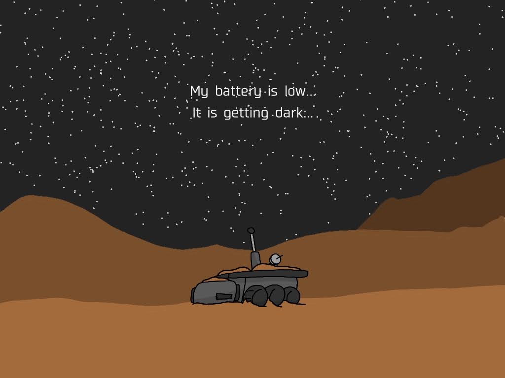 Заряд батарей на исходе тьма сгущается. It s getting darker. Оппортьюнити мем. It was get dark. It s getting darker.