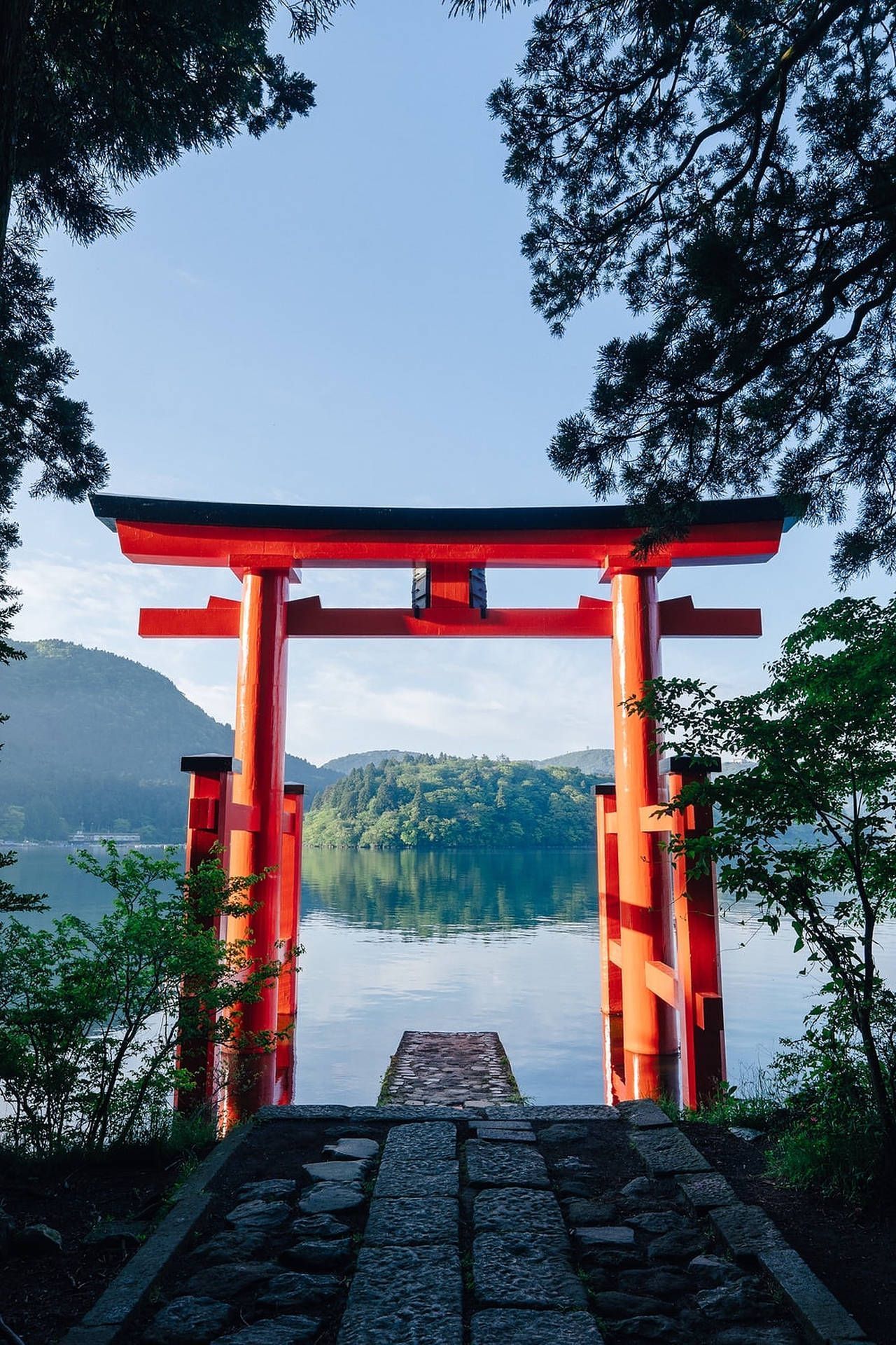 1280x1920 Download free Japanese Torii Gate