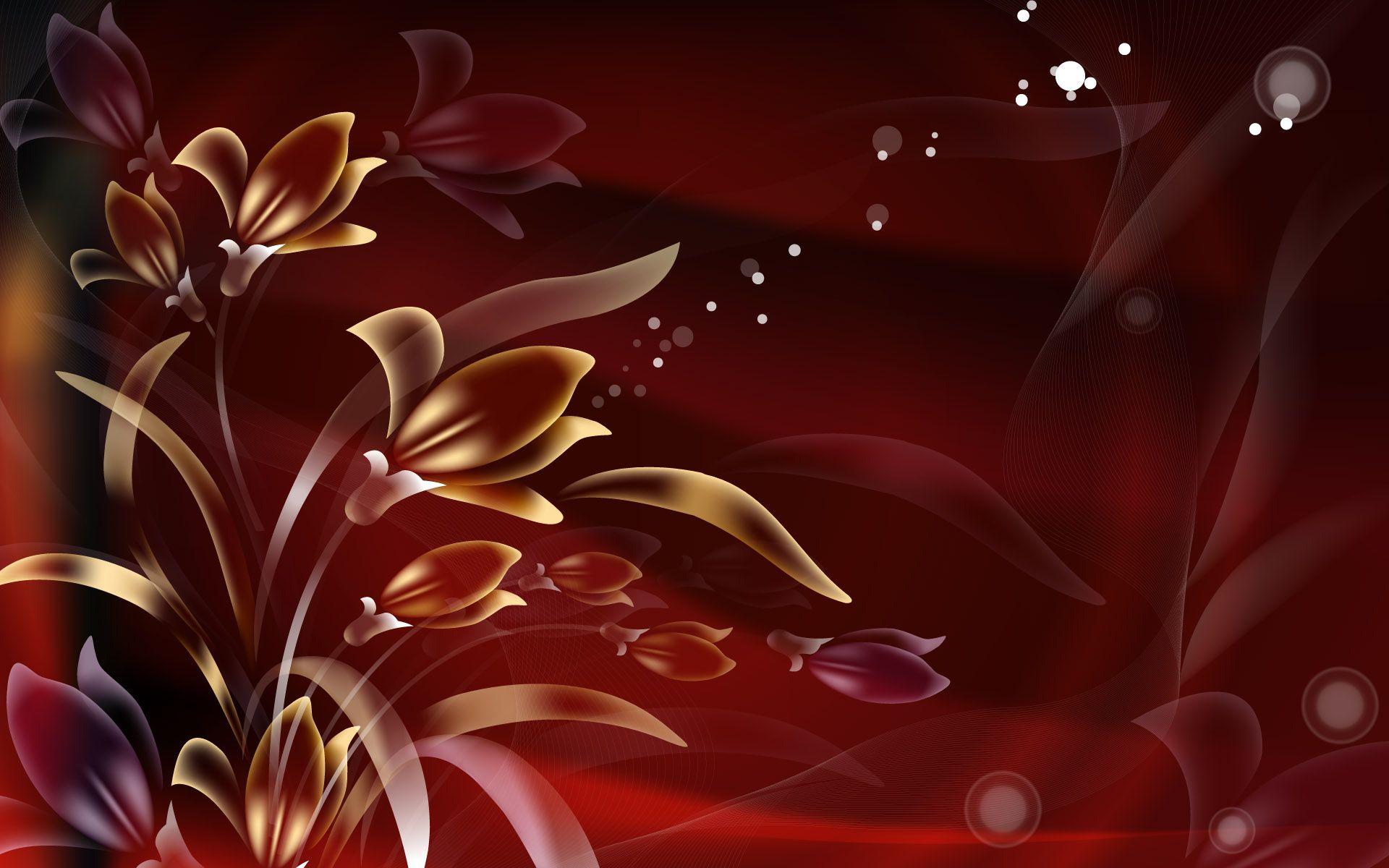 1920x1200 Abstract Flowers Wallpaper