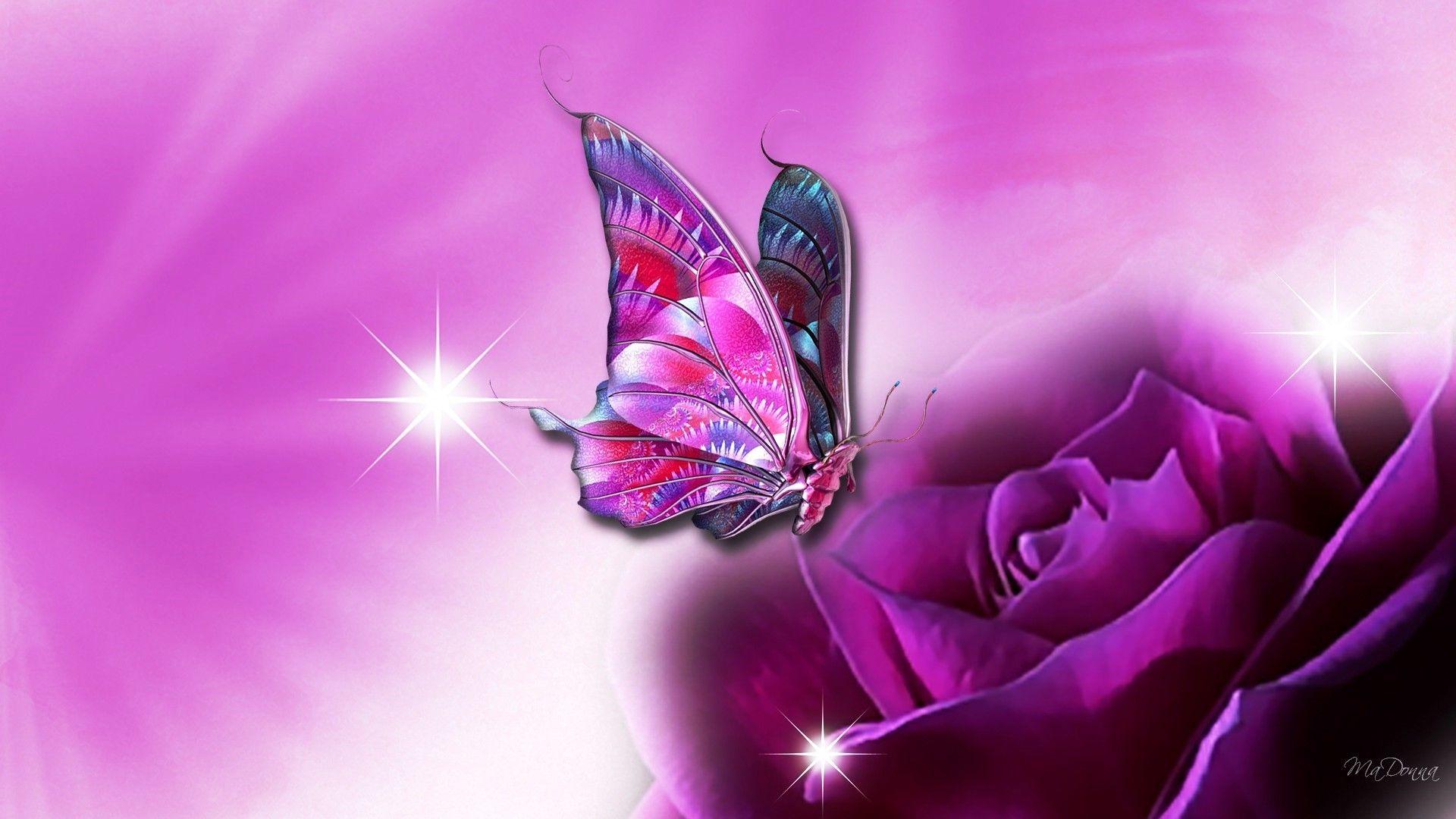 Neon Butterfly Desktop Wallpapers - Top Free Neon Butterfly Desktop Backgrounds - WallpaperAccess