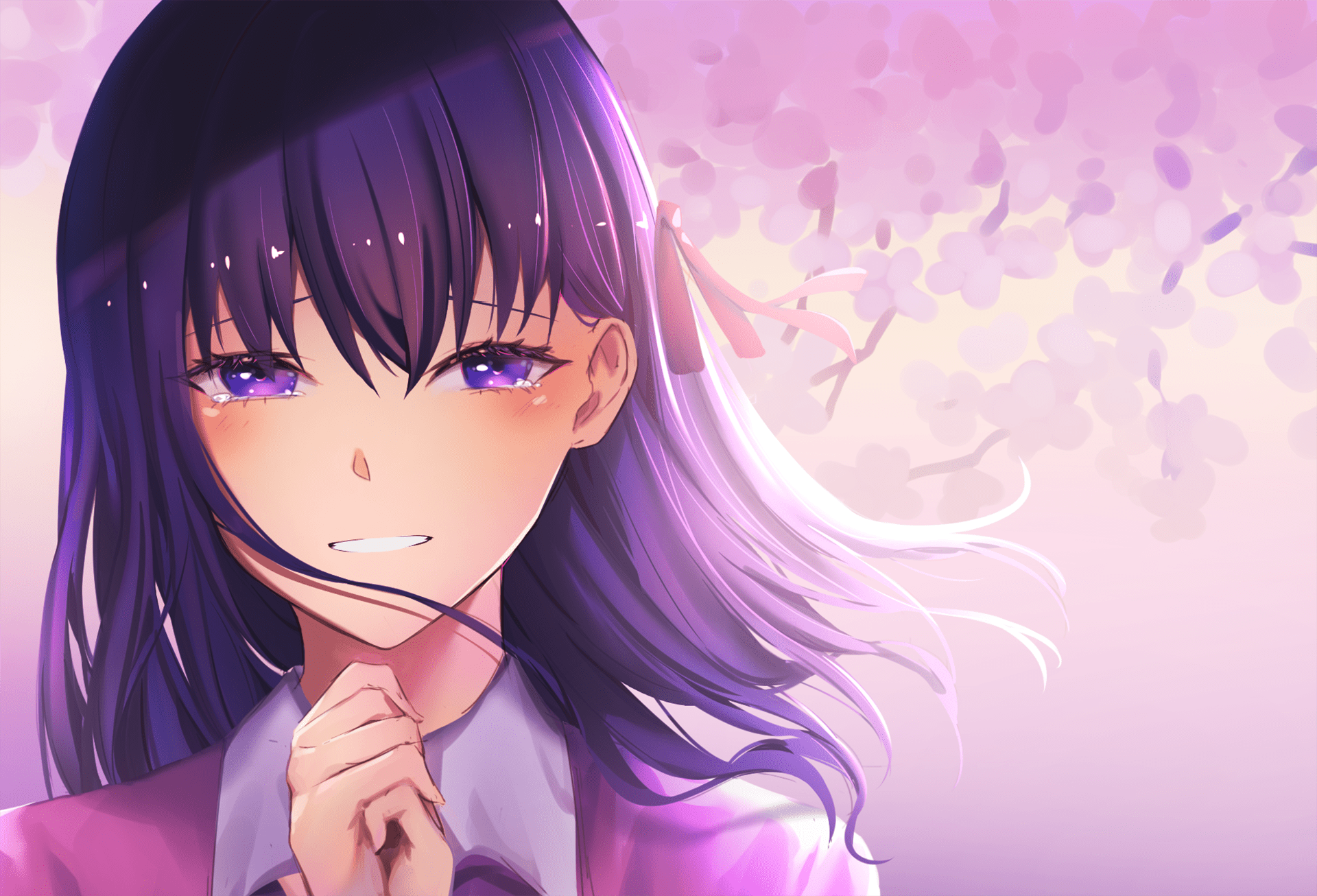 1920x1306 Sakura Fate Wallpaper