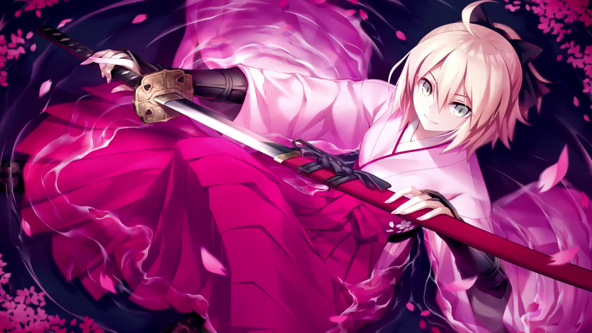 1920x1080 Fate Sakura Saber Anime Live Wallpaper